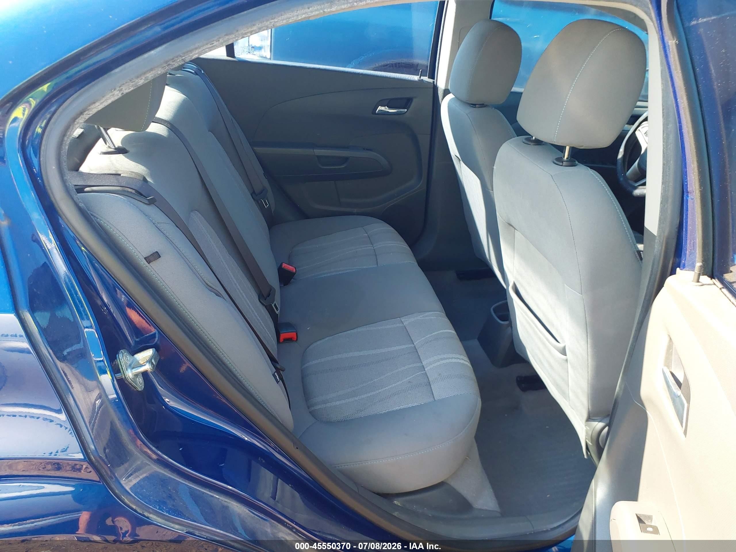 2012 Chevrolet Sonic 2lt Blue vin: 1G1JC5SH4C4192198