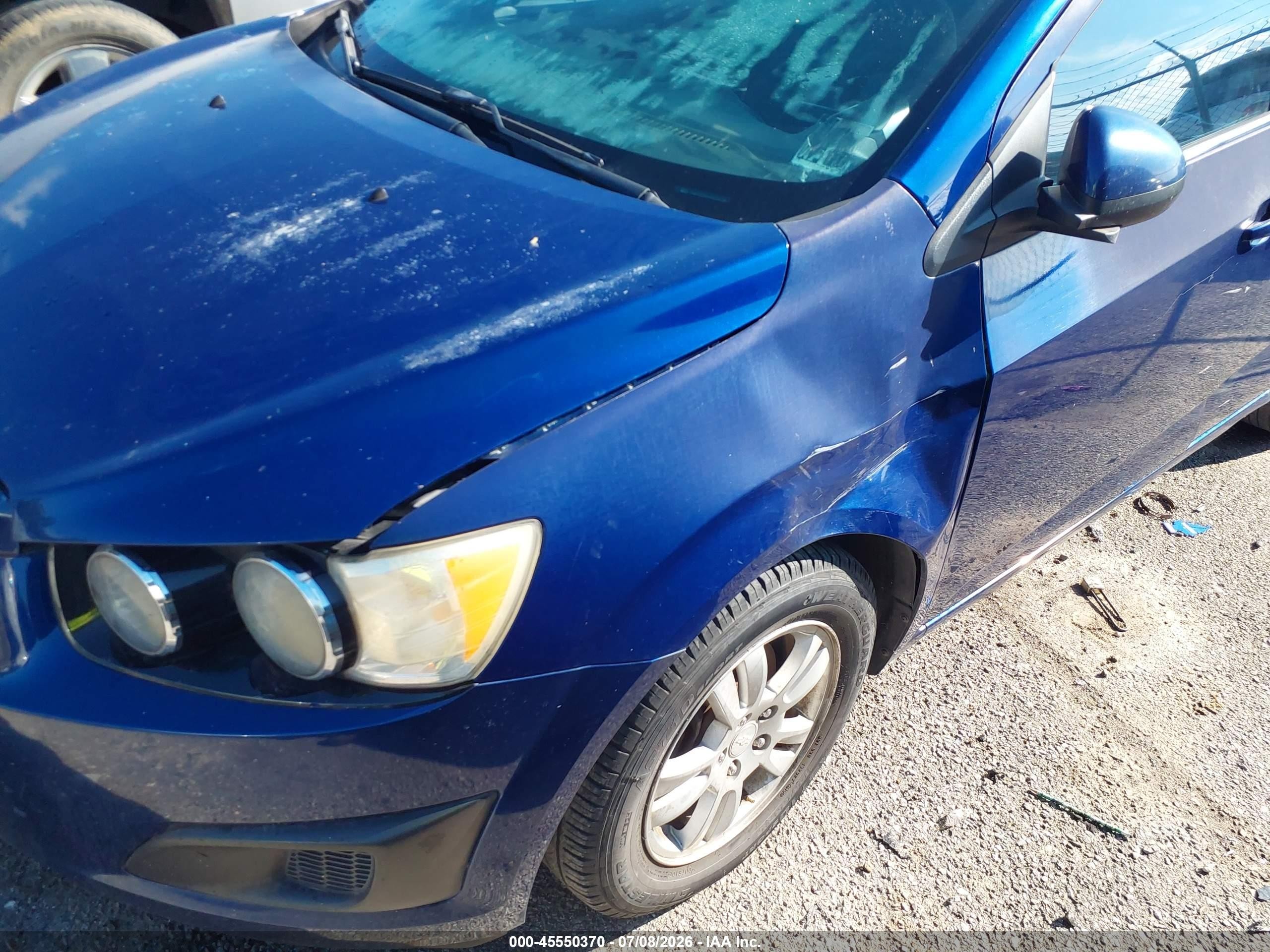 2012 Chevrolet Sonic 2lt Blue vin: 1G1JC5SH4C4192198