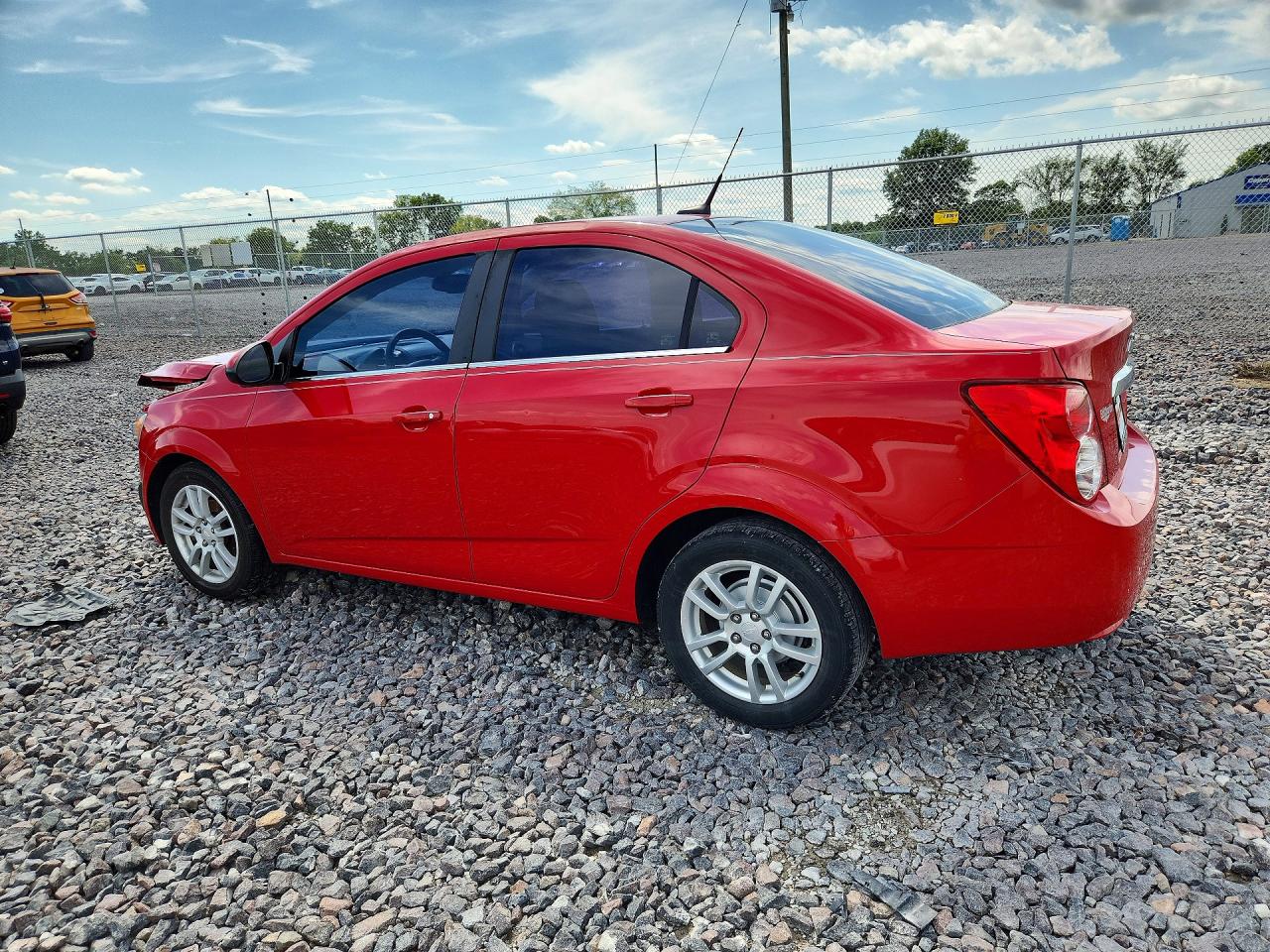 2012 Chevrolet Sonic Lt Красный vin: 1G1JC5SH4C4201000