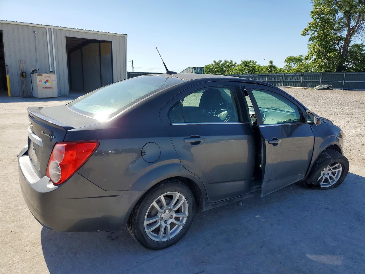 2013 Chevrolet Sonic Lt Gray vin: 1G1JC5SH4D4173801