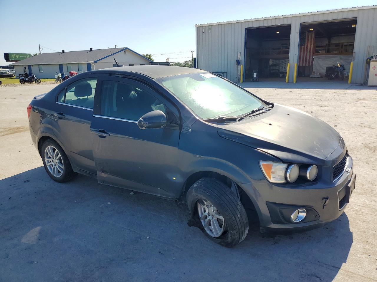 2013 Chevrolet Sonic Lt Gray vin: 1G1JC5SH4D4173801