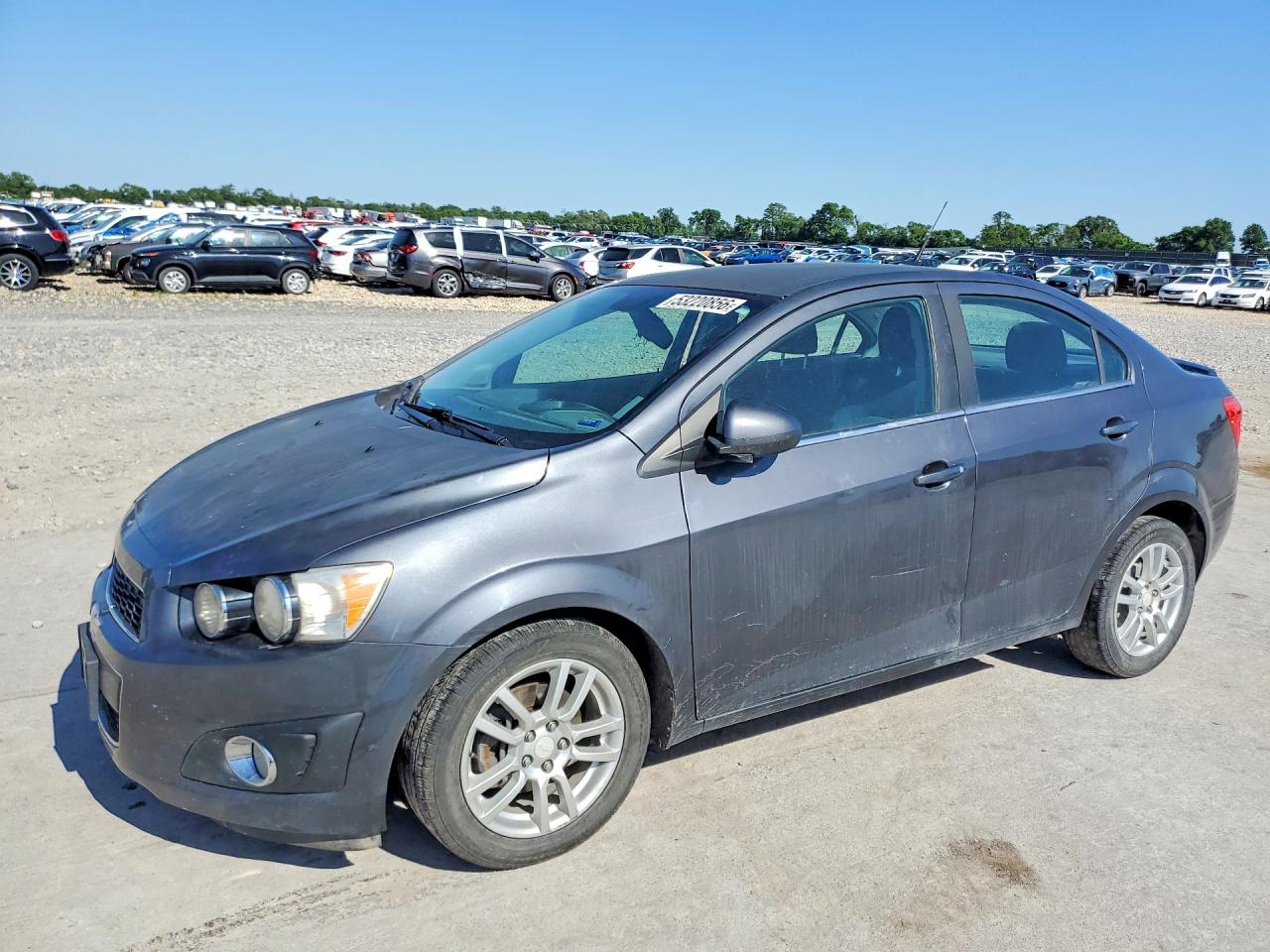 2013 Chevrolet Sonic Lt Gray vin: 1G1JC5SH4D4173801