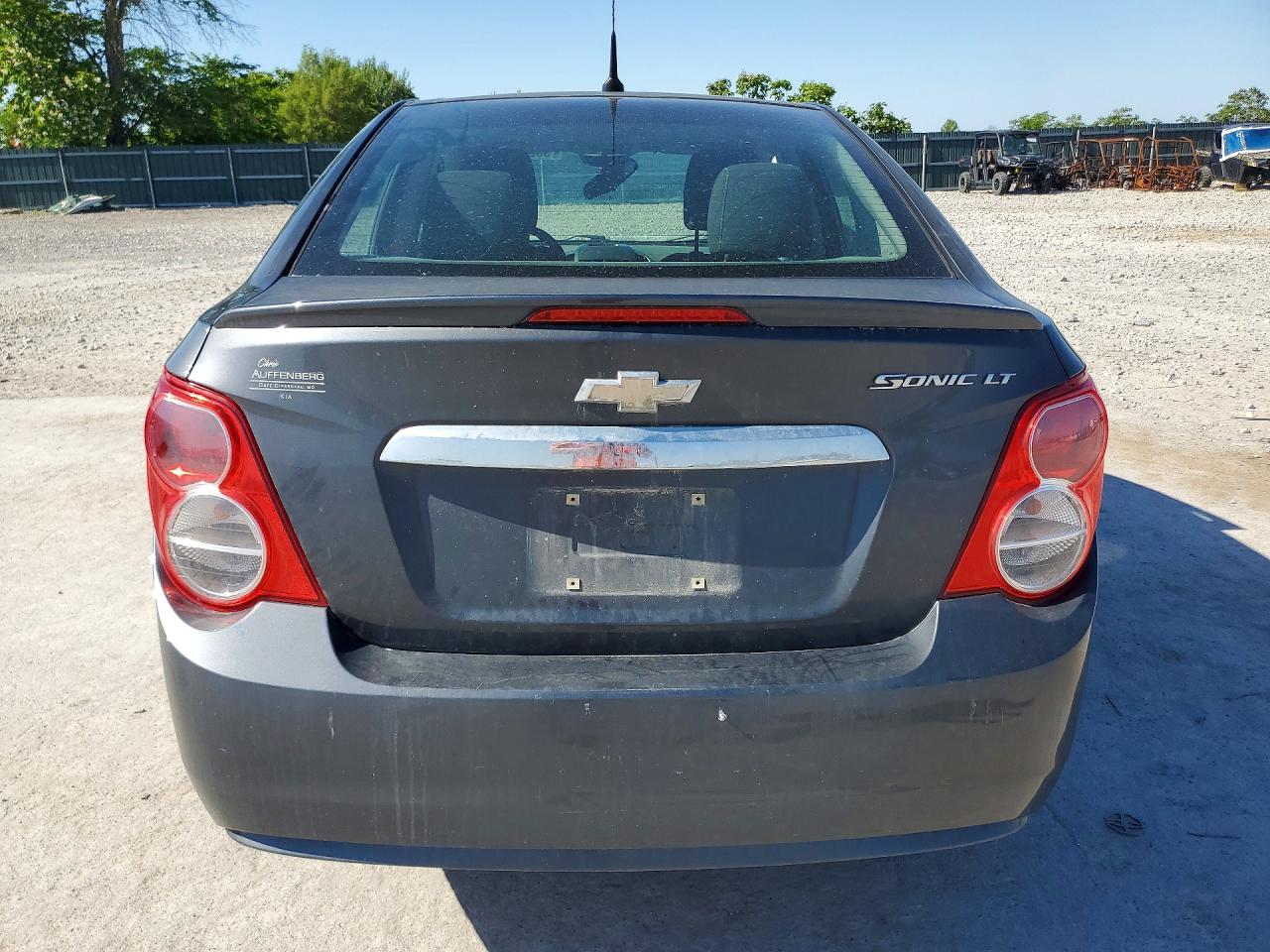 2013 Chevrolet Sonic Lt Gray vin: 1G1JC5SH4D4173801