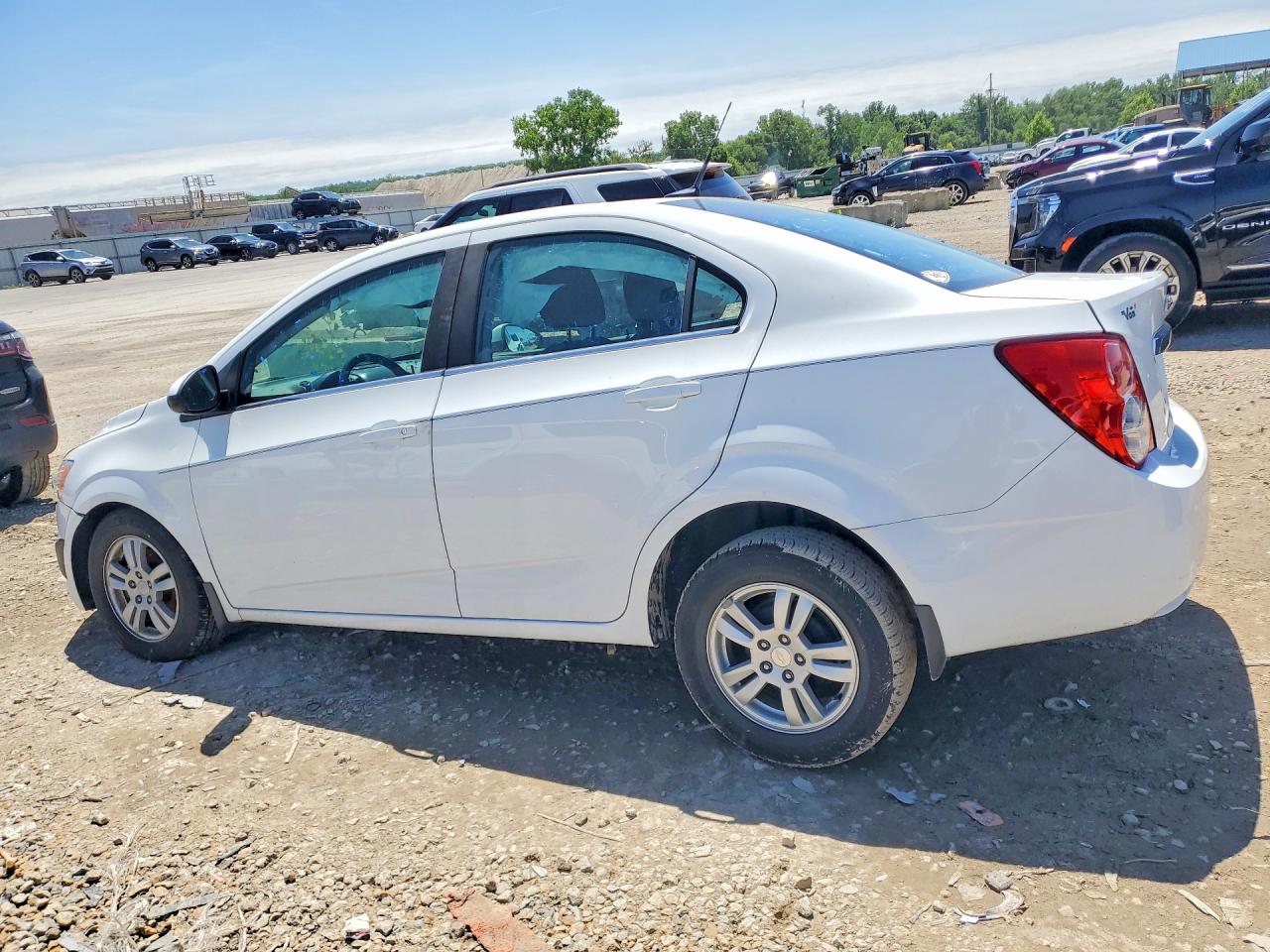 2013 Chevrolet Sonic Lt White vin: 1G1JC5SH4D4210295
