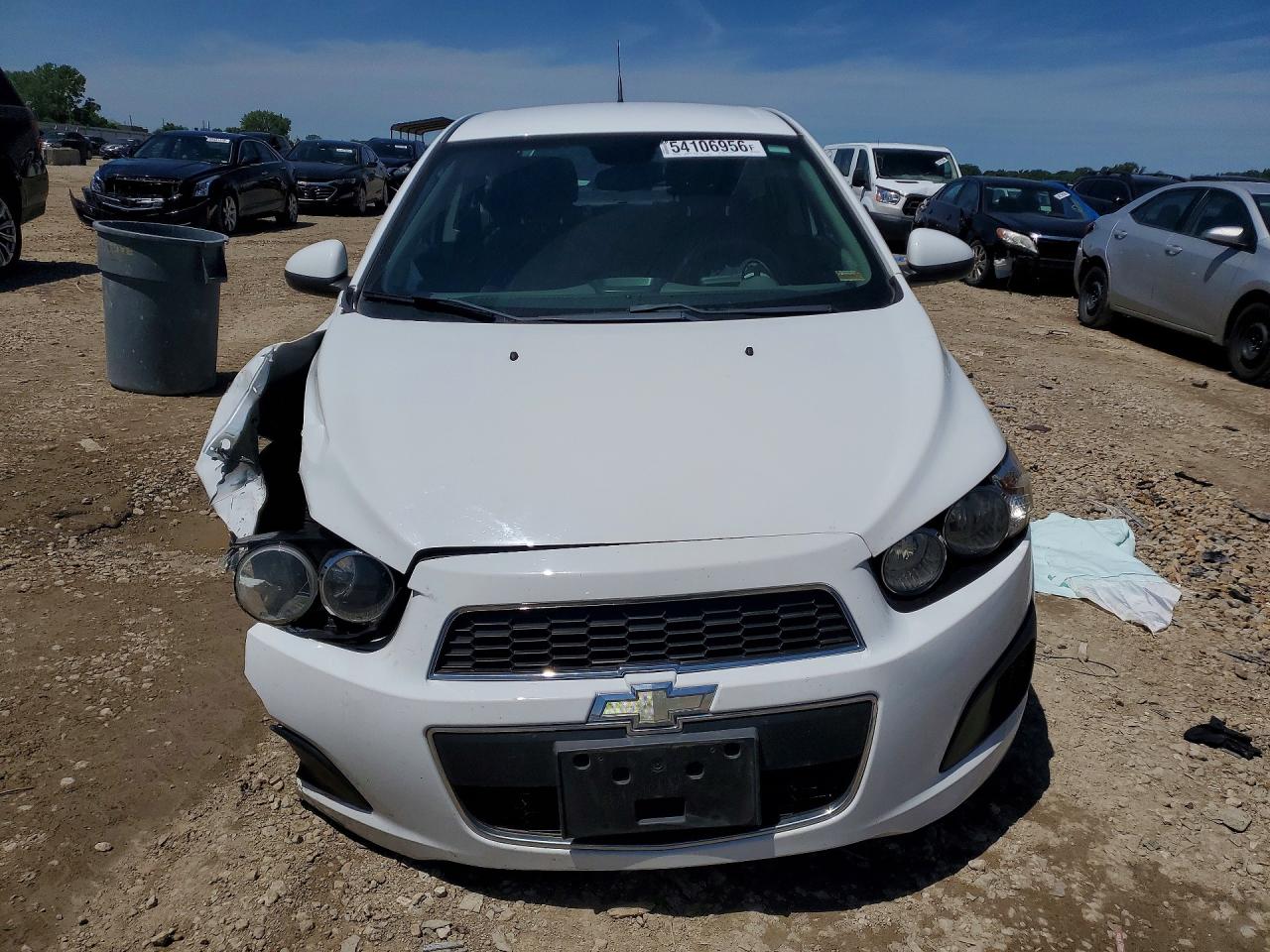 2013 Chevrolet Sonic Lt White vin: 1G1JC5SH4D4210295