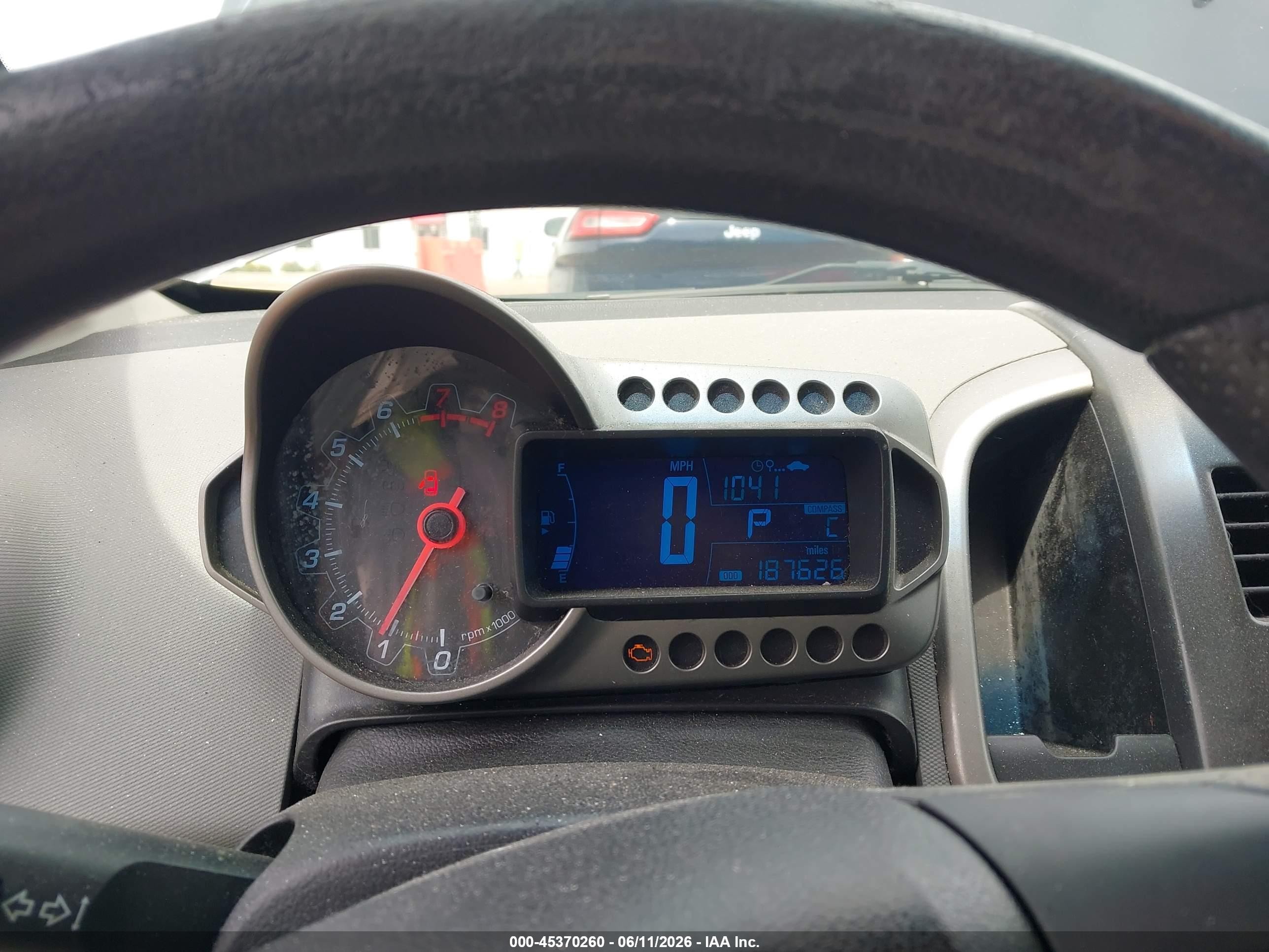 2013 Chevrolet Sonic Lt Auto Black vin: 1G1JC5SH4D4211642