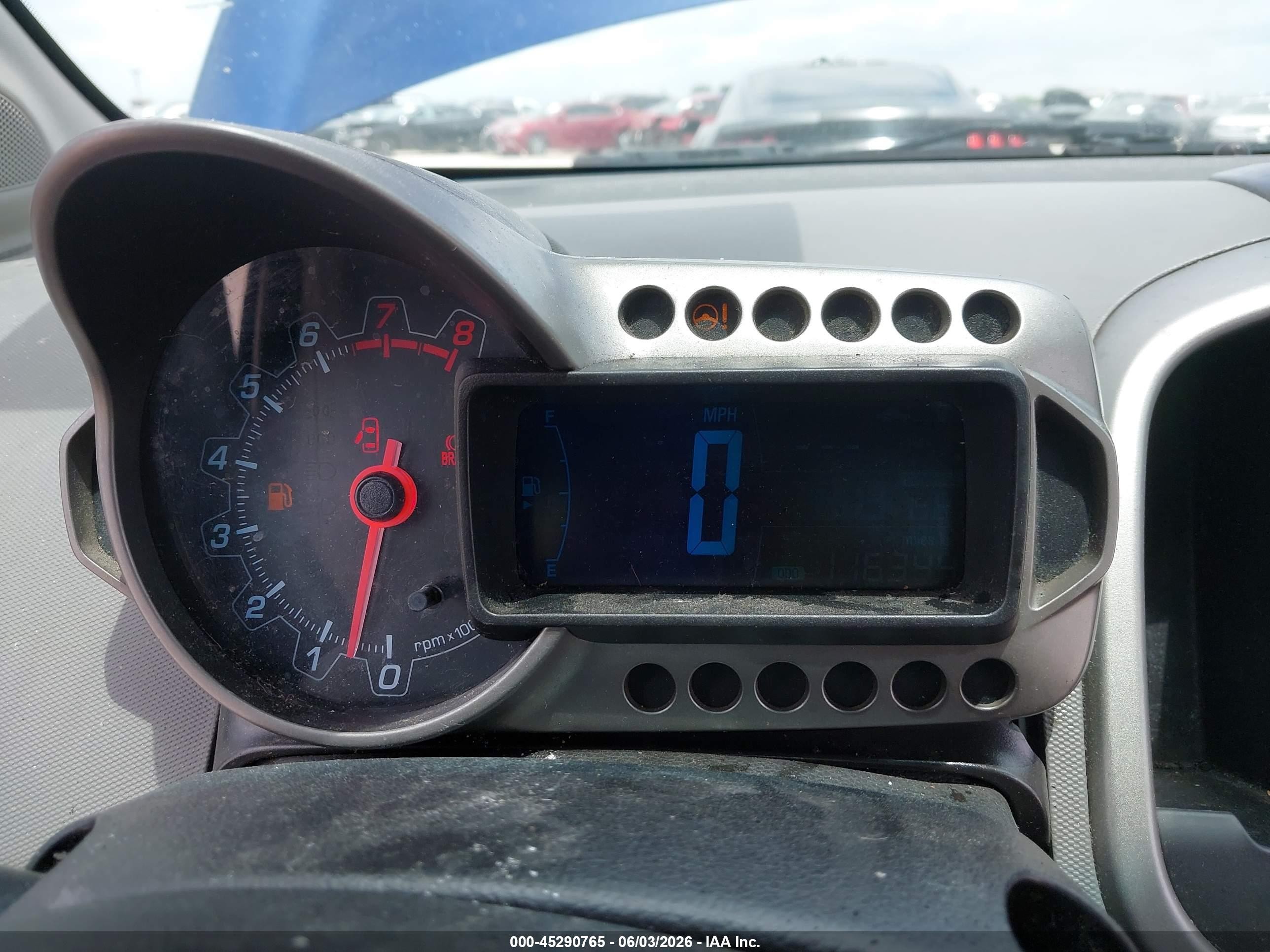 2013 Chevrolet Sonic Lt Auto Blue vin: 1G1JC5SH4D4228019