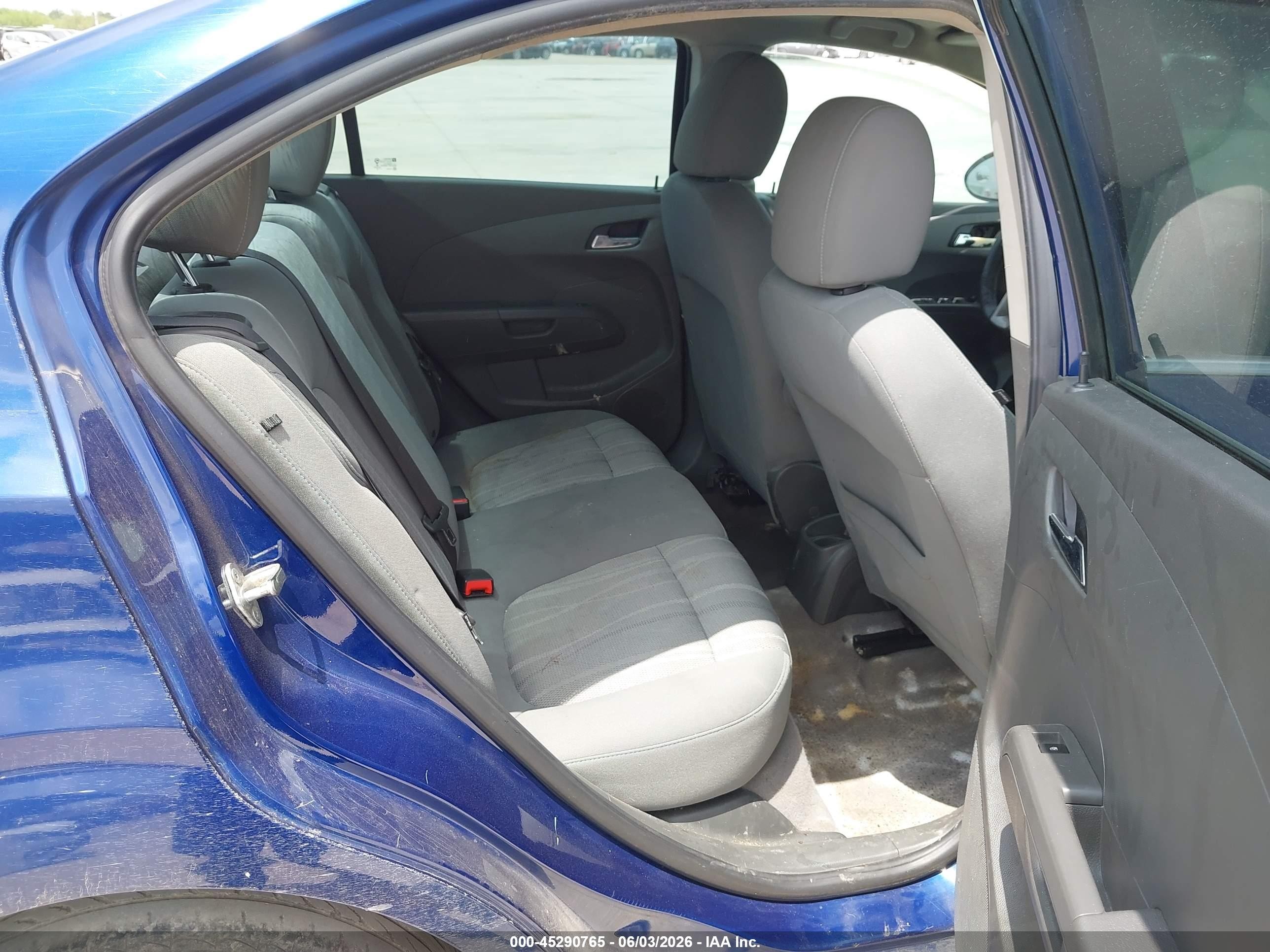2013 Chevrolet Sonic Lt Auto Blue vin: 1G1JC5SH4D4228019