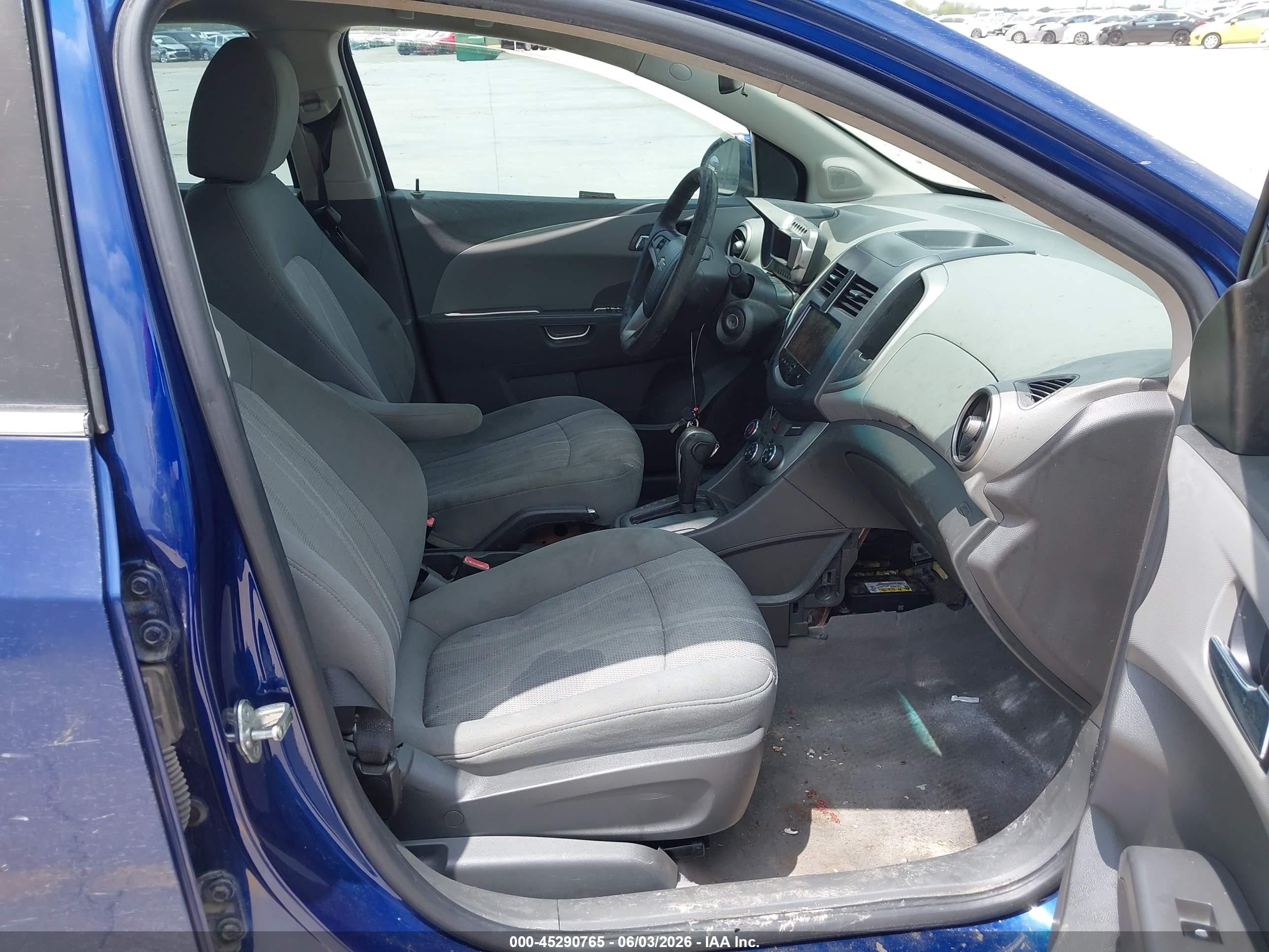 2013 Chevrolet Sonic Lt Auto Blue vin: 1G1JC5SH4D4228019