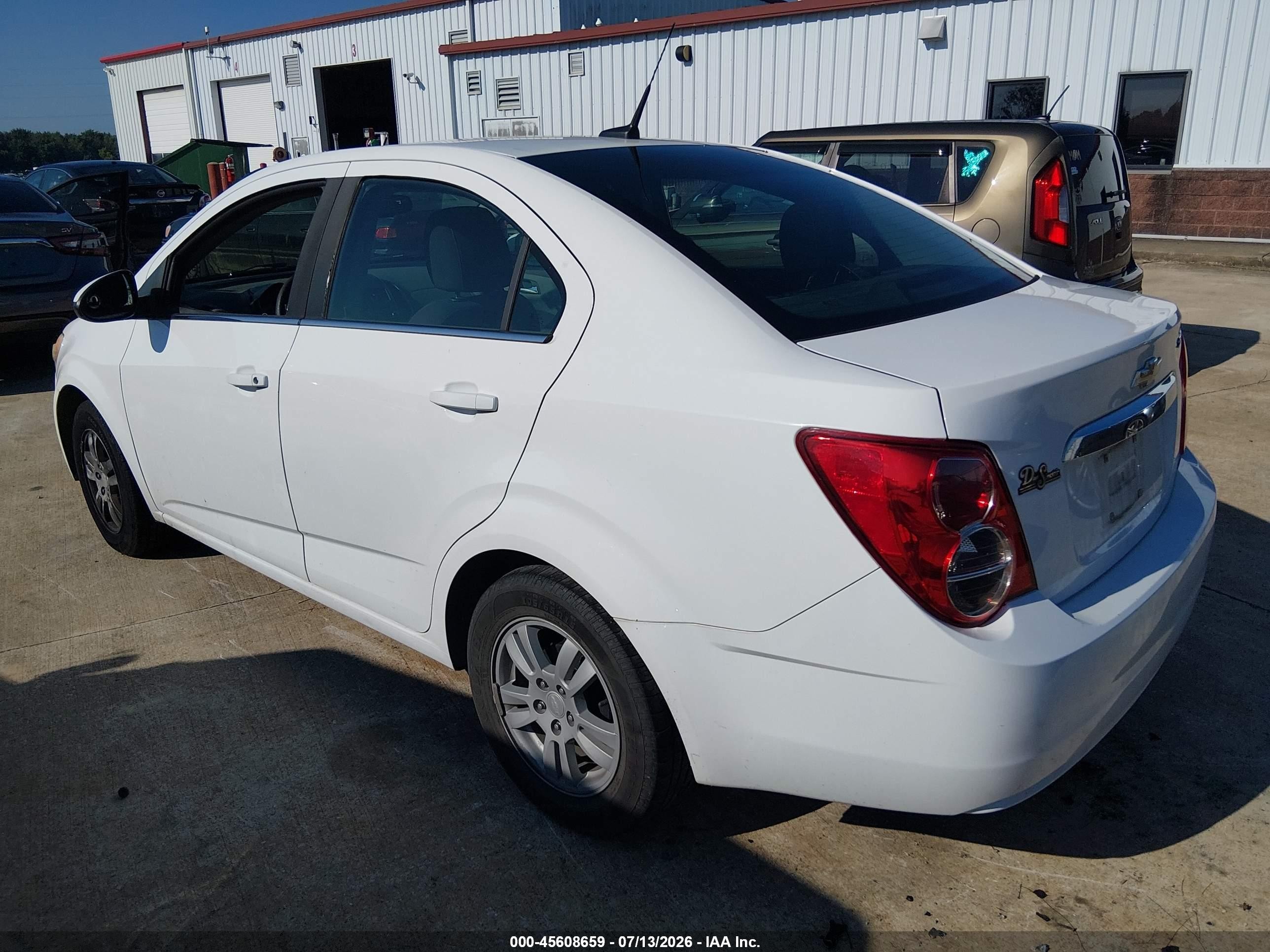 2014 Chevrolet Sonic Lt Auto Белый vin: 1G1JC5SH4E4115205