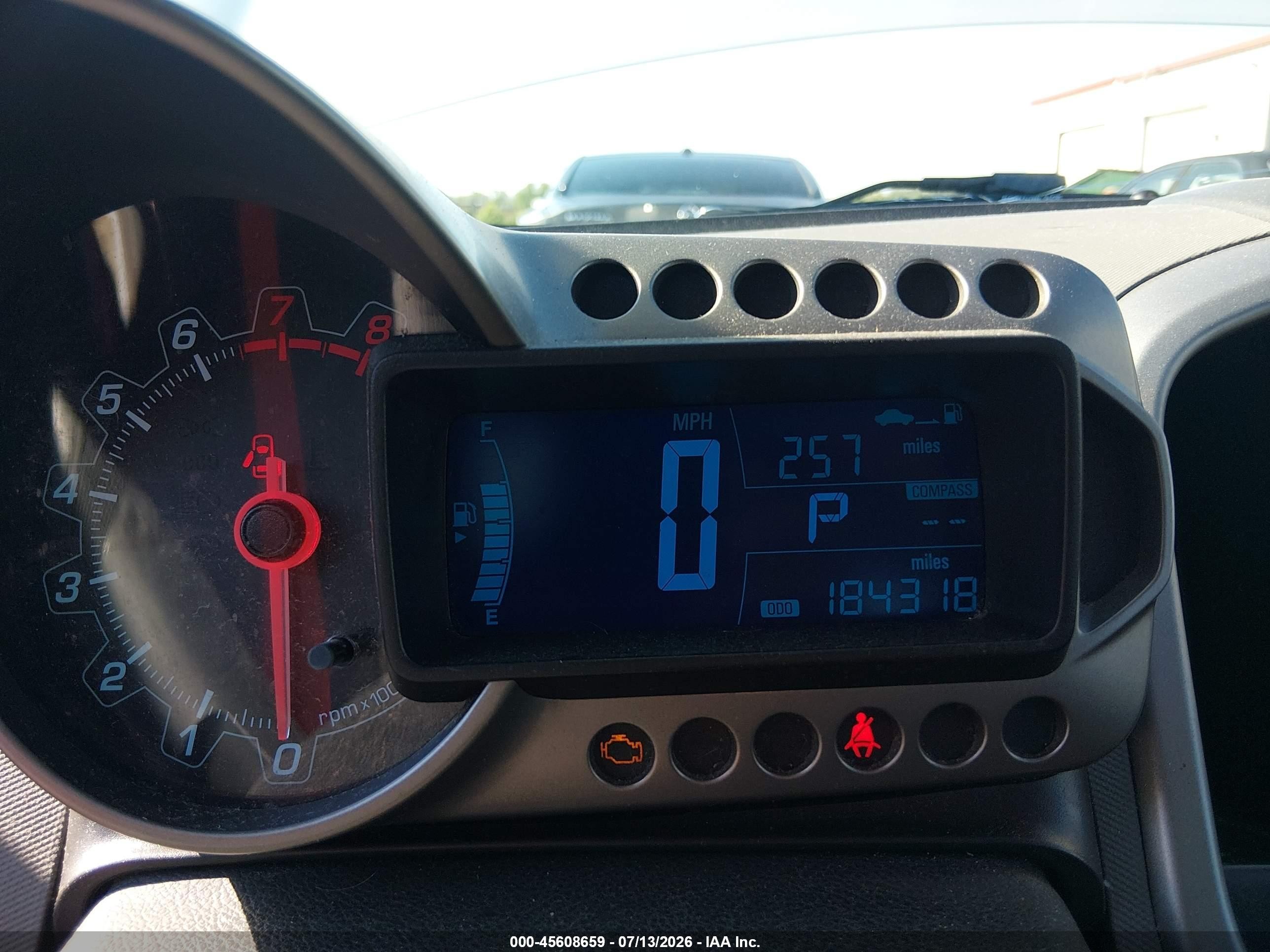 2014 Chevrolet Sonic Lt Auto Белый vin: 1G1JC5SH4E4115205