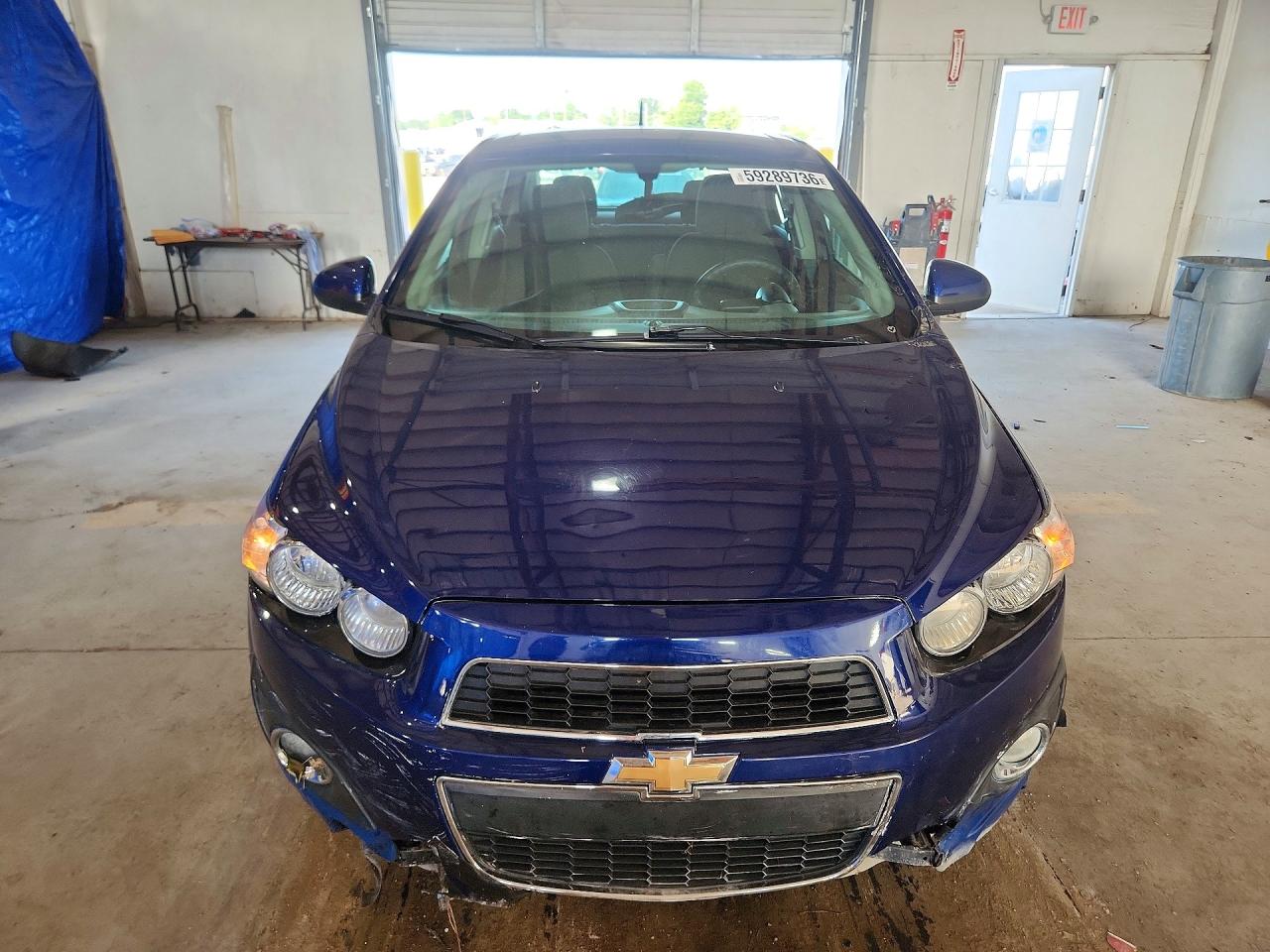 2014 Chevrolet Sonic Lt Blue vin: 1G1JC5SH4E4148754