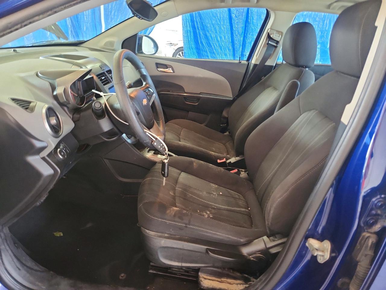 2014 Chevrolet Sonic Lt Blue vin: 1G1JC5SH4E4148754