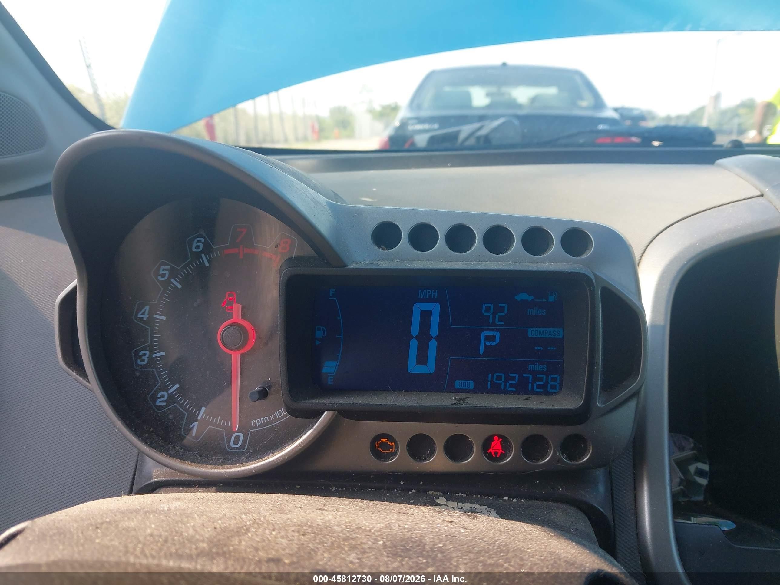 2014 Chevrolet Sonic Lt Auto Blue vin: 1G1JC5SH4E4153839