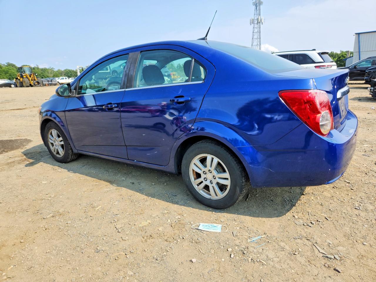 2014 Chevrolet Sonic Lt Blue vin: 1G1JC5SH4E4154313