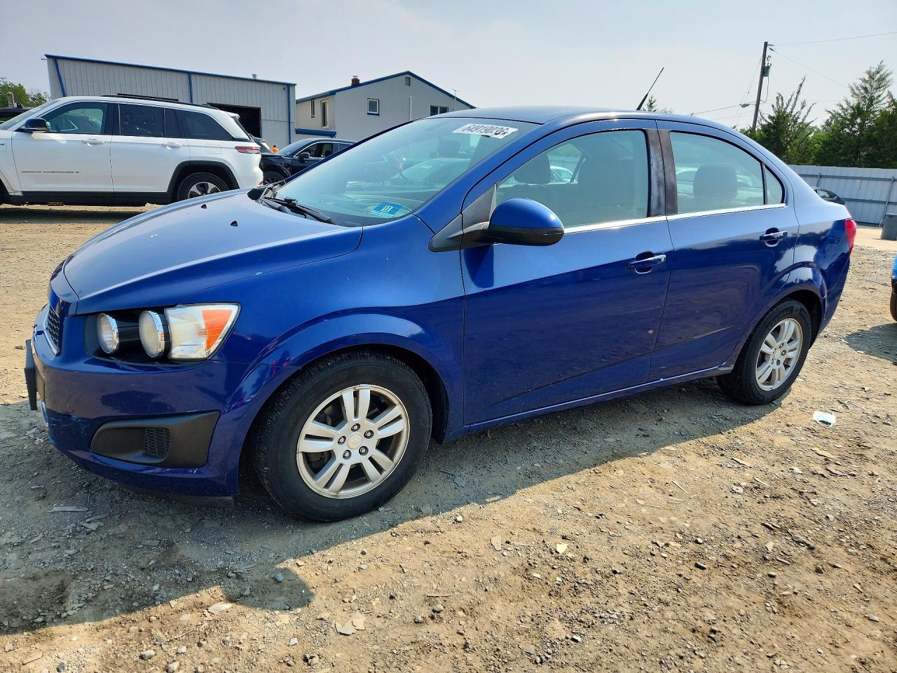 2014 Chevrolet Sonic Lt Blue vin: 1G1JC5SH4E4154313