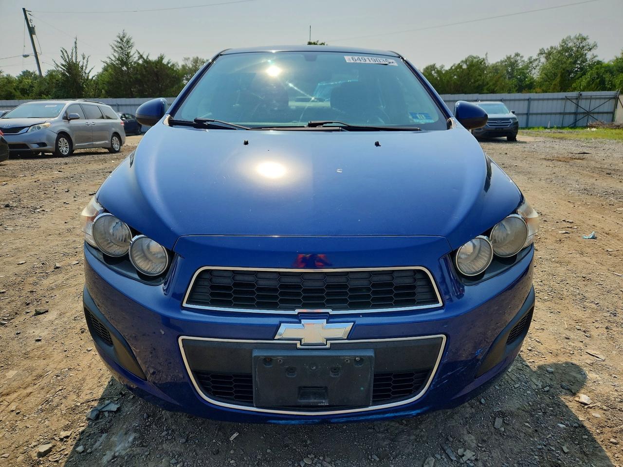 2014 Chevrolet Sonic Lt Blue vin: 1G1JC5SH4E4154313