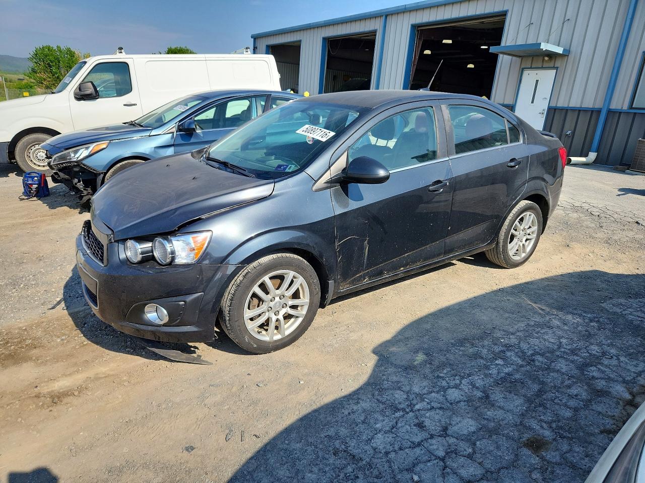 2014 Chevrolet Sonic Lt Black vin: 1G1JC5SH4E4206054