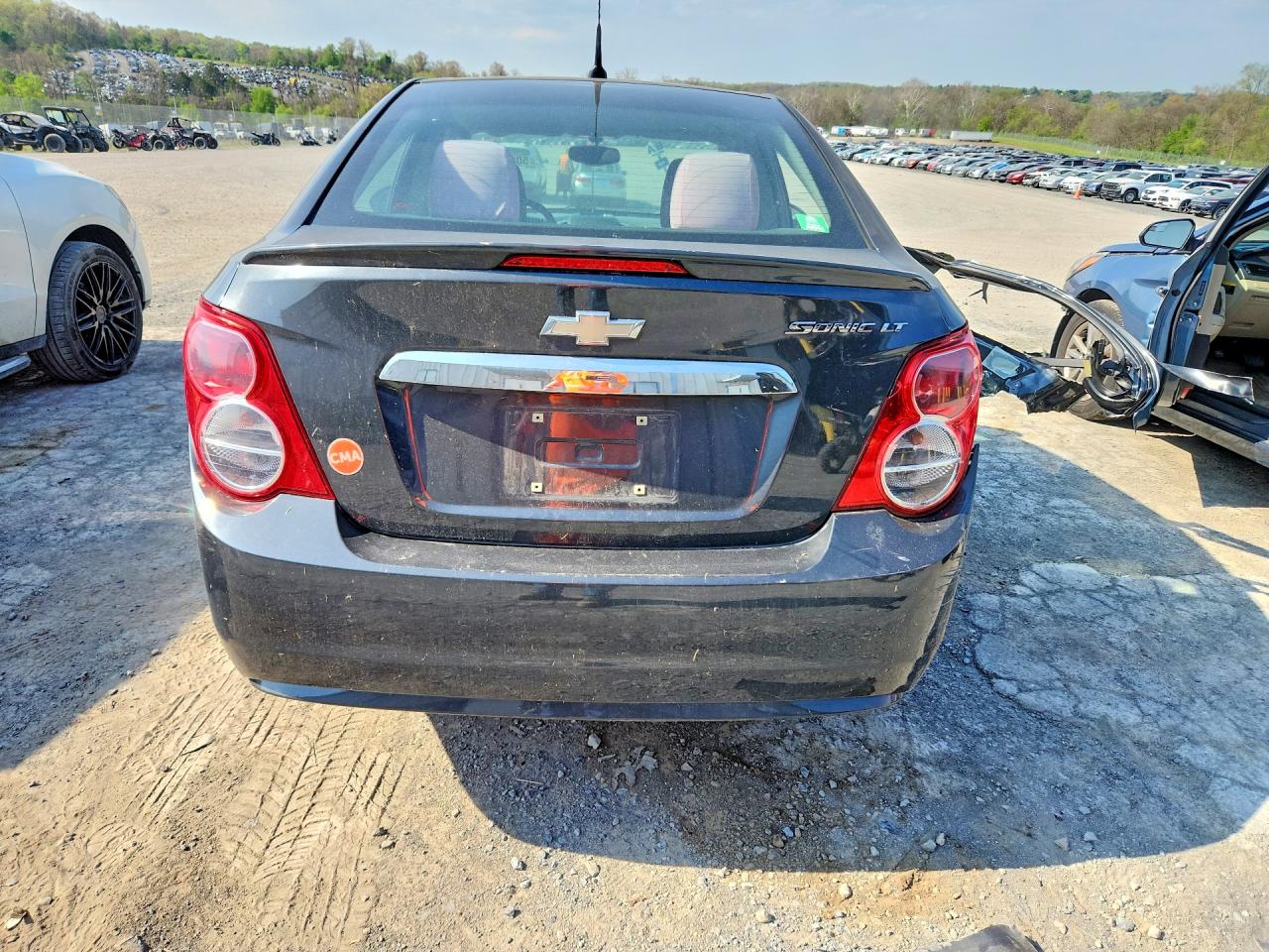 2014 Chevrolet Sonic Lt Black vin: 1G1JC5SH4E4206054
