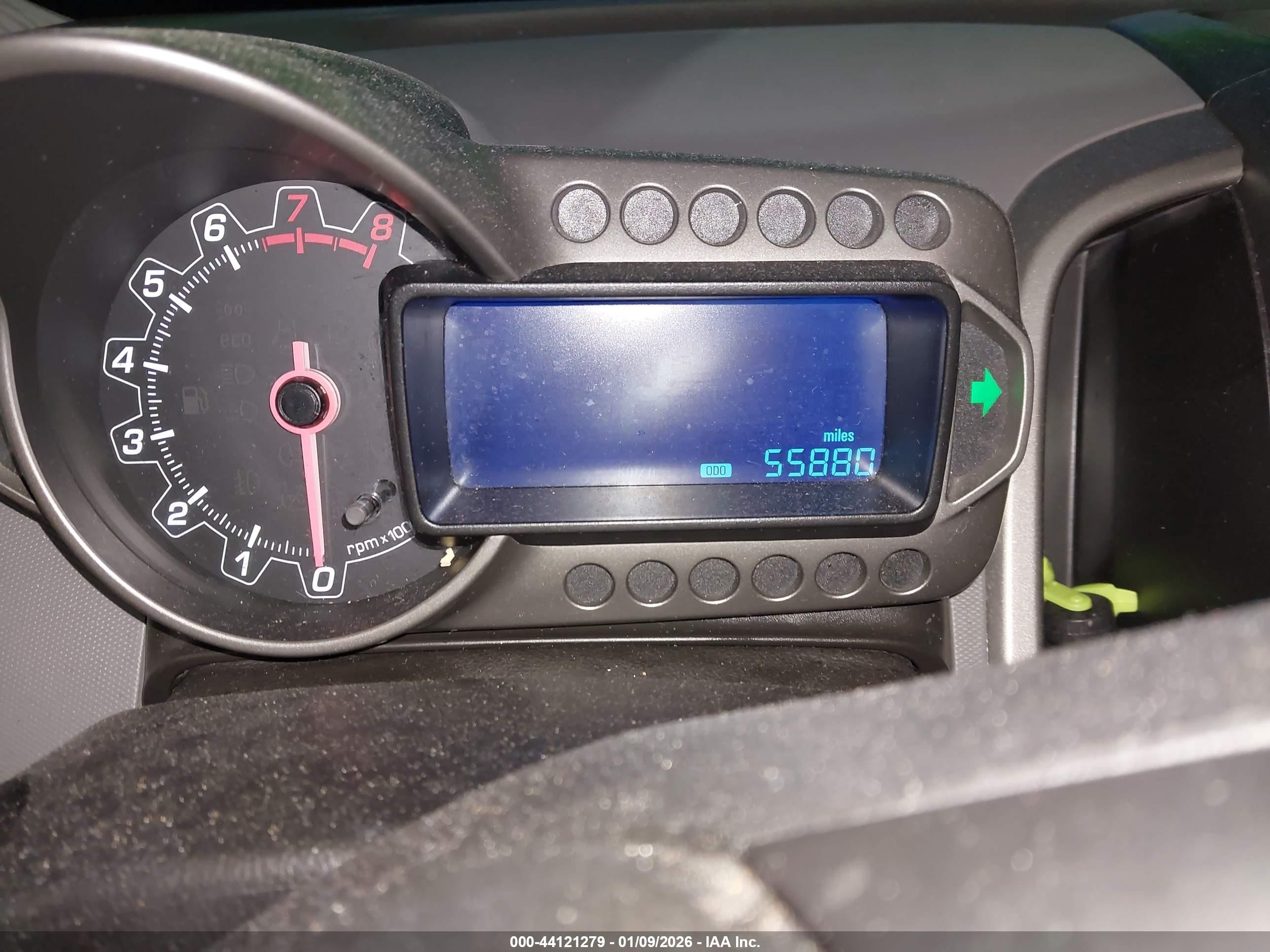 2014 Chevrolet Sonic Lt Auto Зеленый vin: 1G1JC5SH4E4216115