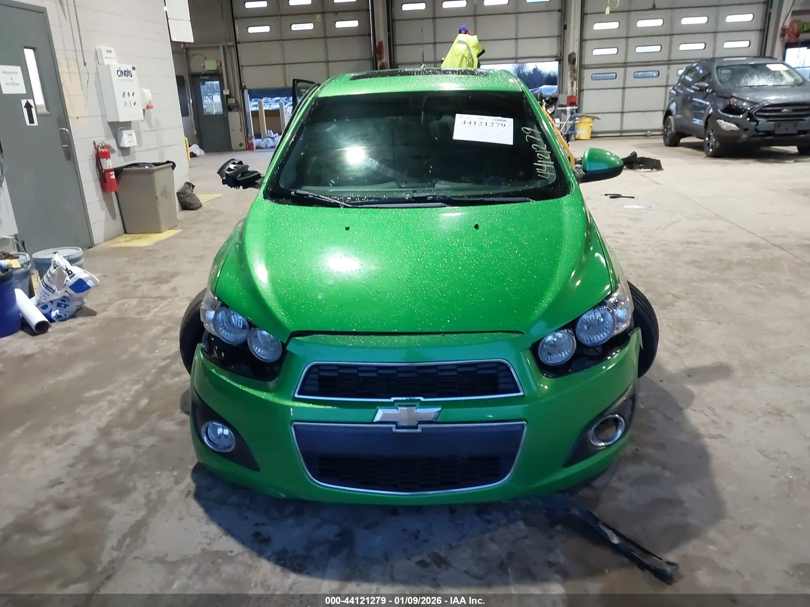 2014 Chevrolet Sonic Lt Auto Зеленый vin: 1G1JC5SH4E4216115