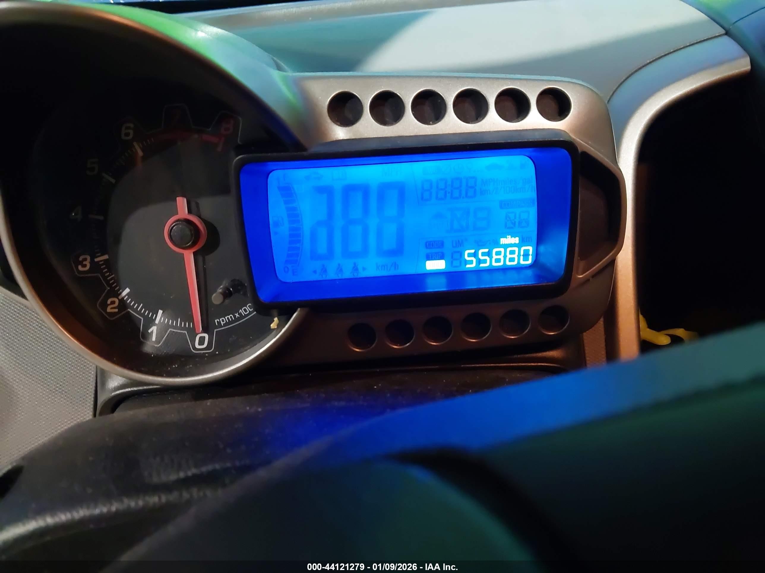 2014 Chevrolet Sonic Lt Auto Зеленый vin: 1G1JC5SH4E4216115