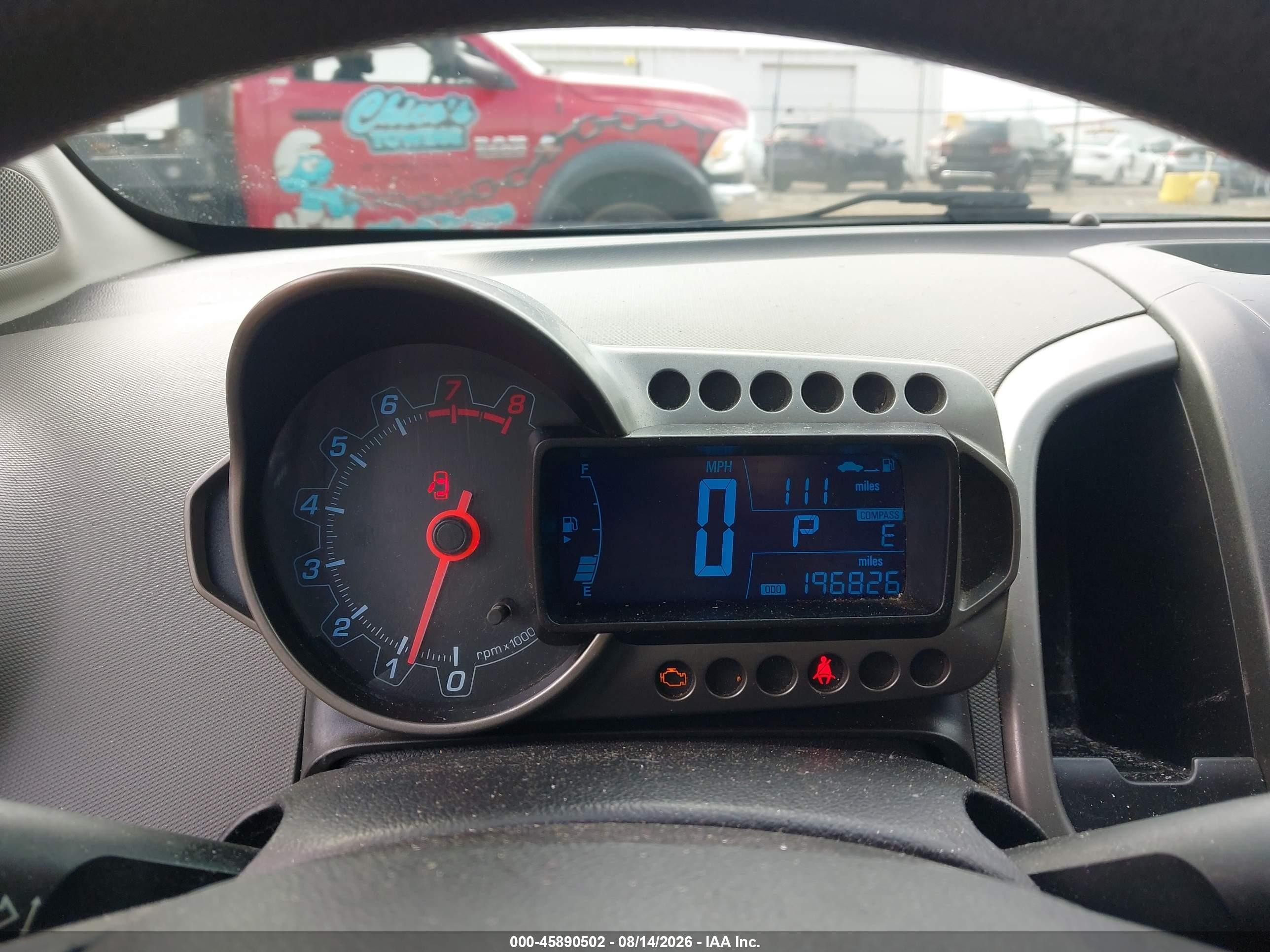 2014 Chevrolet Sonic Lt Auto Blue vin: 1G1JC5SH4E4224490