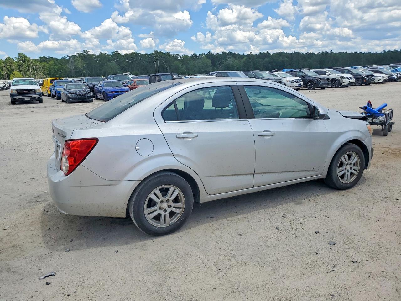 2014 Chevrolet Sonic Lt Серебряный vin: 1G1JC5SH4E4239250
