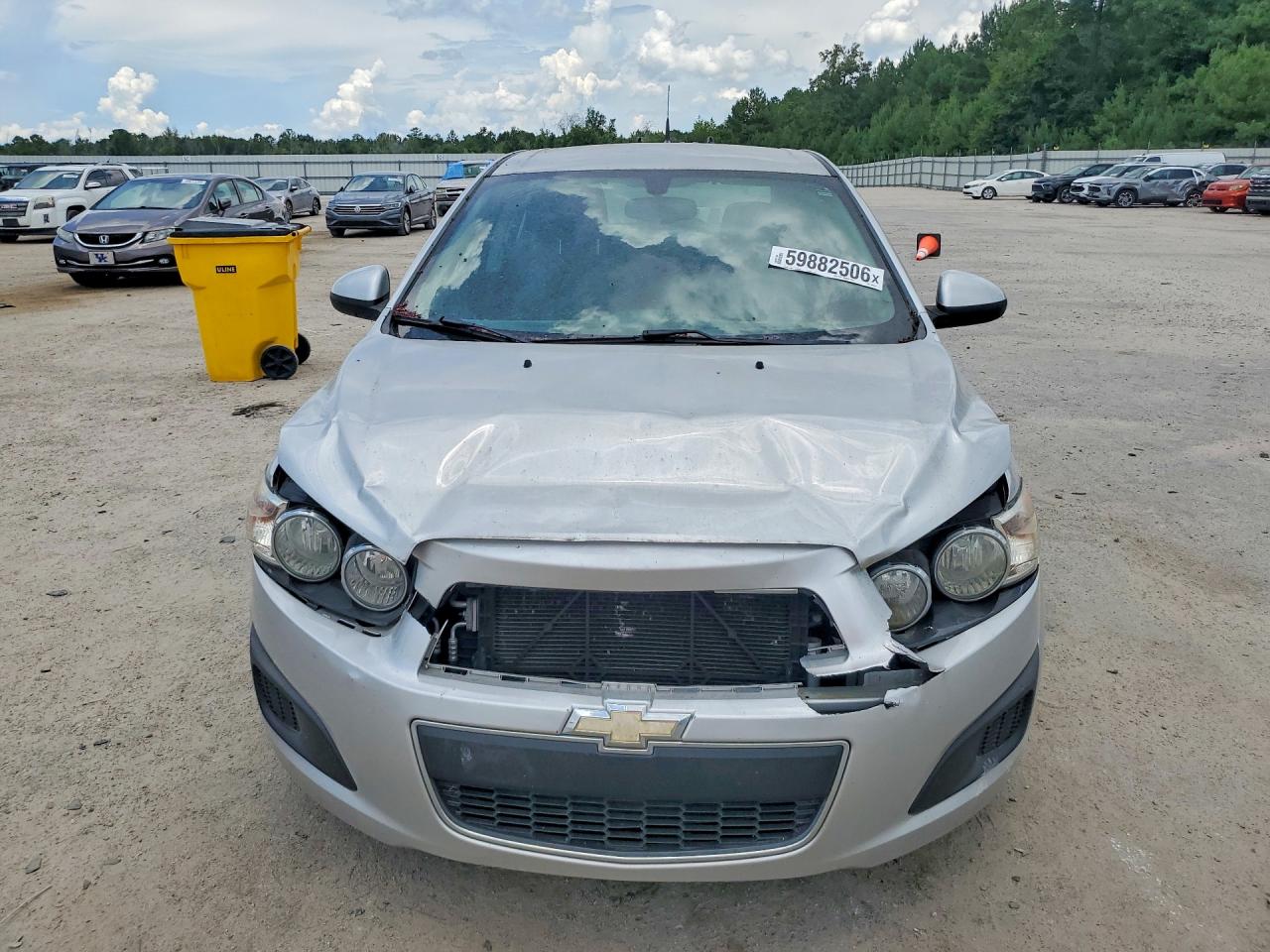 2014 Chevrolet Sonic Lt Серебряный vin: 1G1JC5SH4E4239250
