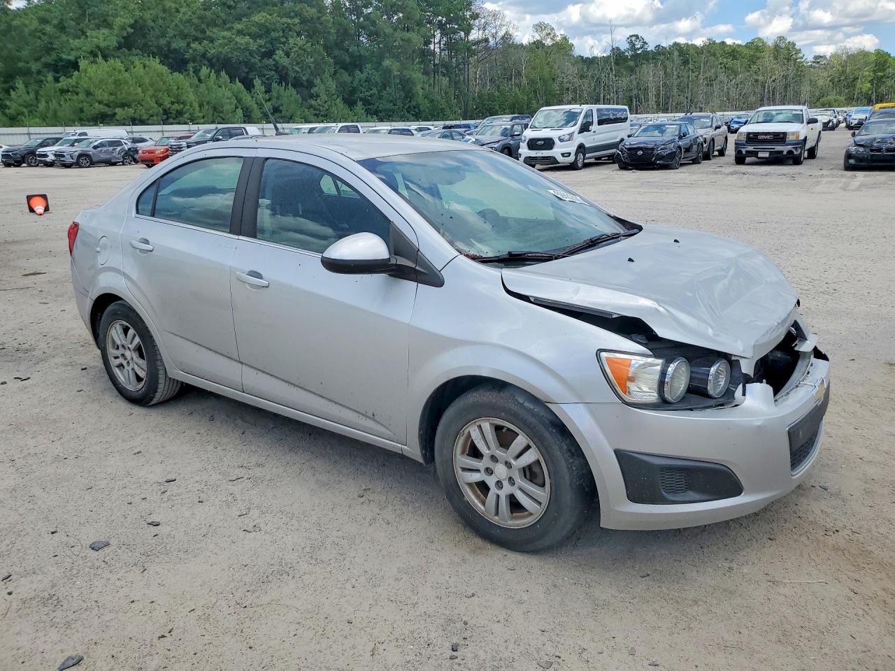 2014 Chevrolet Sonic Lt Серебряный vin: 1G1JC5SH4E4239250