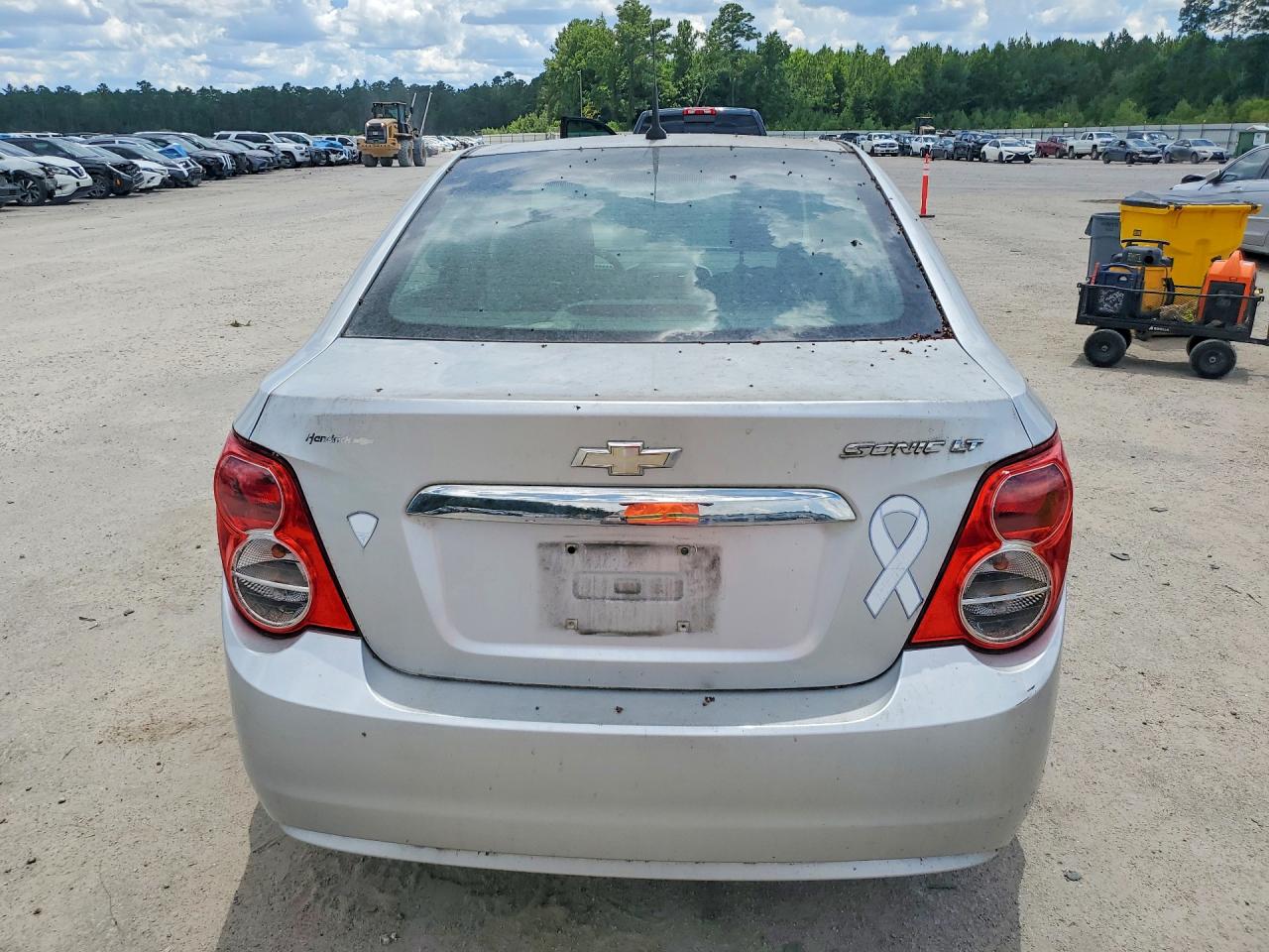 2014 Chevrolet Sonic Lt Серебряный vin: 1G1JC5SH4E4239250
