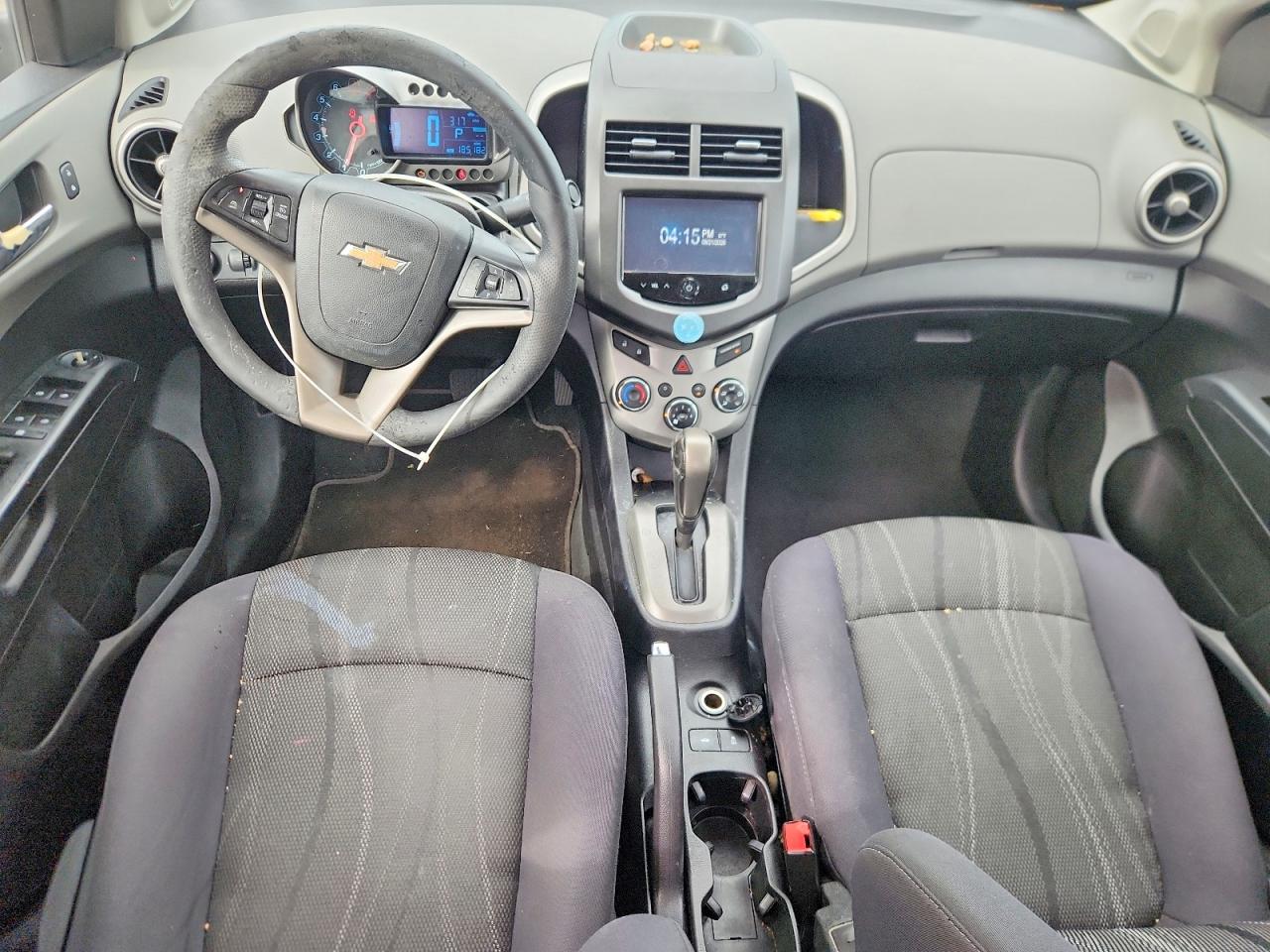 2015 Chevrolet Sonic Lt Black vin: 1G1JC5SH4F4127338