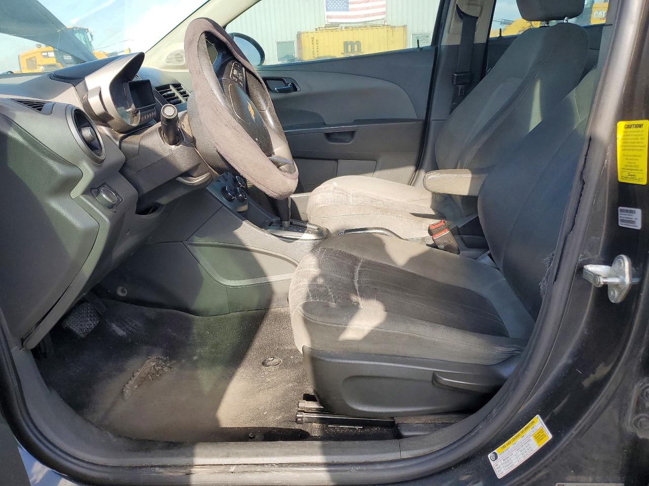2015 Chevrolet Sonic Lt Gray vin: 1G1JC5SH4F4127775