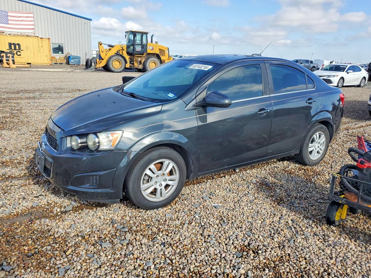 2015 Chevrolet Sonic Lt Gray vin: 1G1JC5SH4F4127775