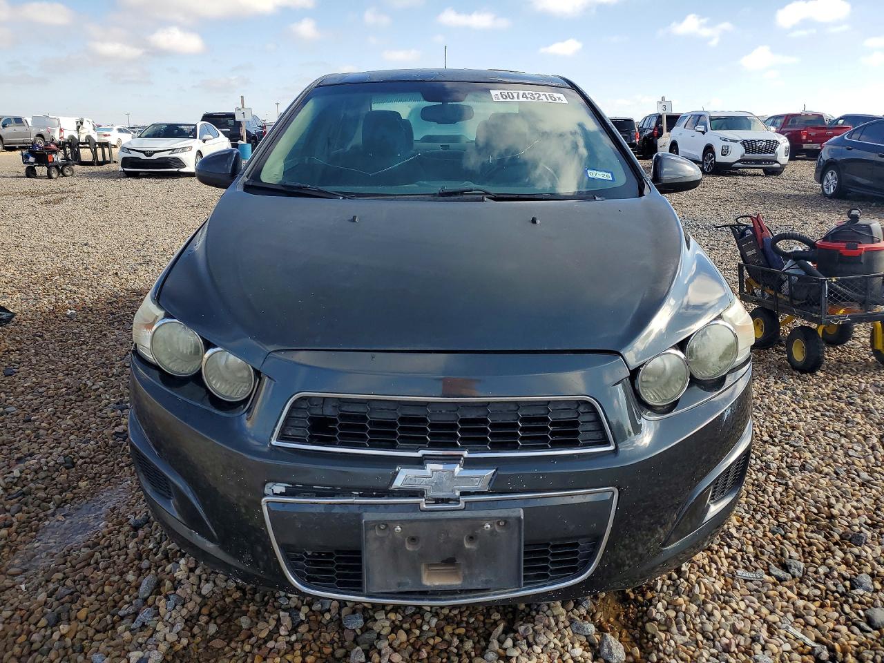 2015 Chevrolet Sonic Lt Gray vin: 1G1JC5SH4F4127775