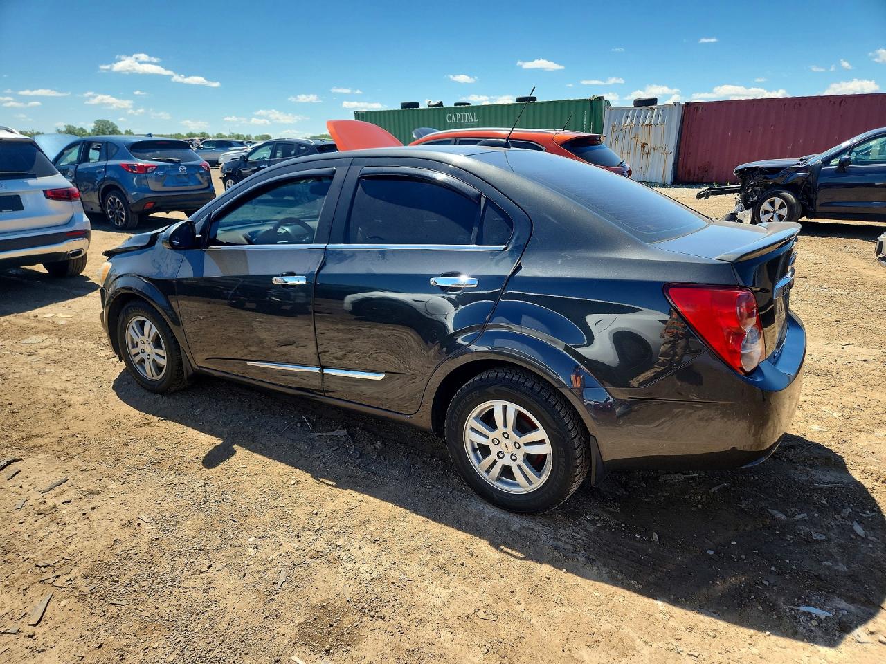2015 Chevrolet Sonic Lt Gray vin: 1G1JC5SH4F4132796