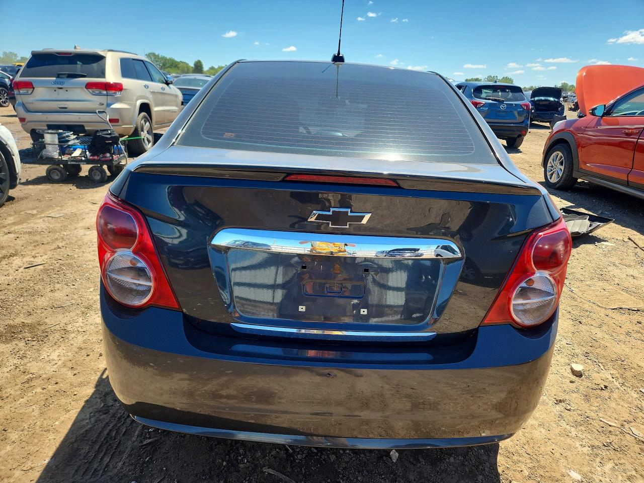 2015 Chevrolet Sonic Lt Gray vin: 1G1JC5SH4F4132796