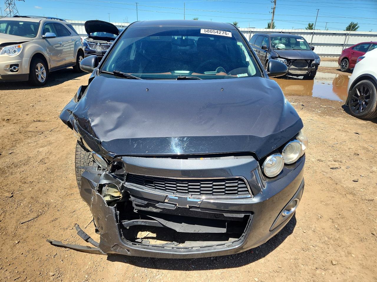 2015 Chevrolet Sonic Lt Gray vin: 1G1JC5SH4F4132796