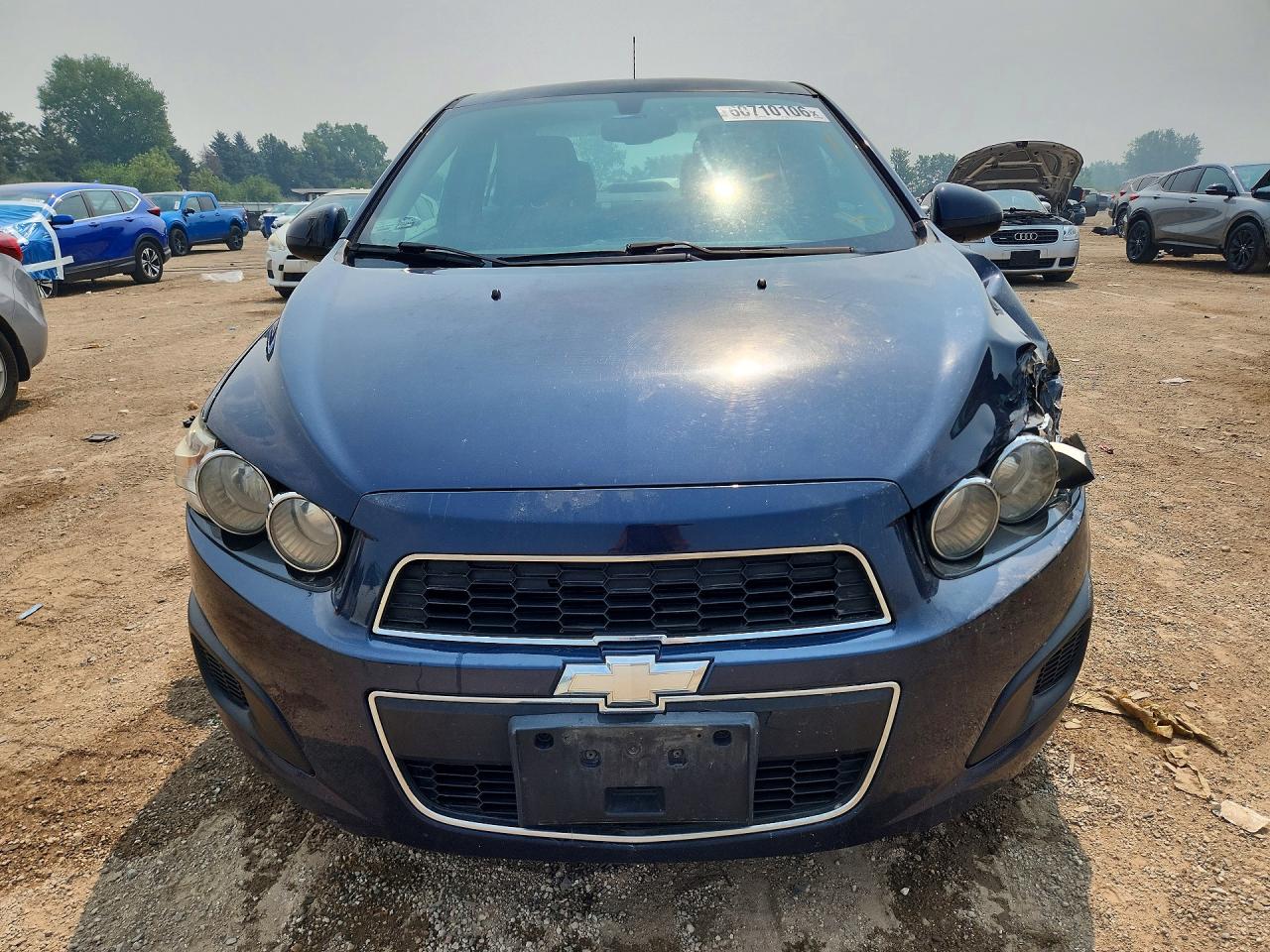 2015 Chevrolet Sonic Lt Blue vin: 1G1JC5SH4F4143247
