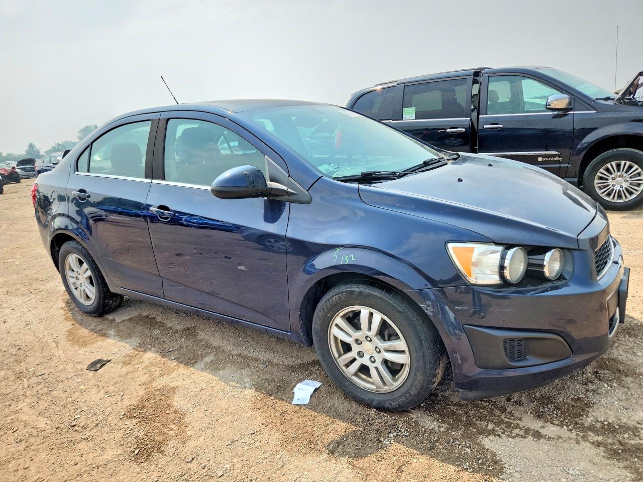 2015 Chevrolet Sonic Lt Blue vin: 1G1JC5SH4F4143247