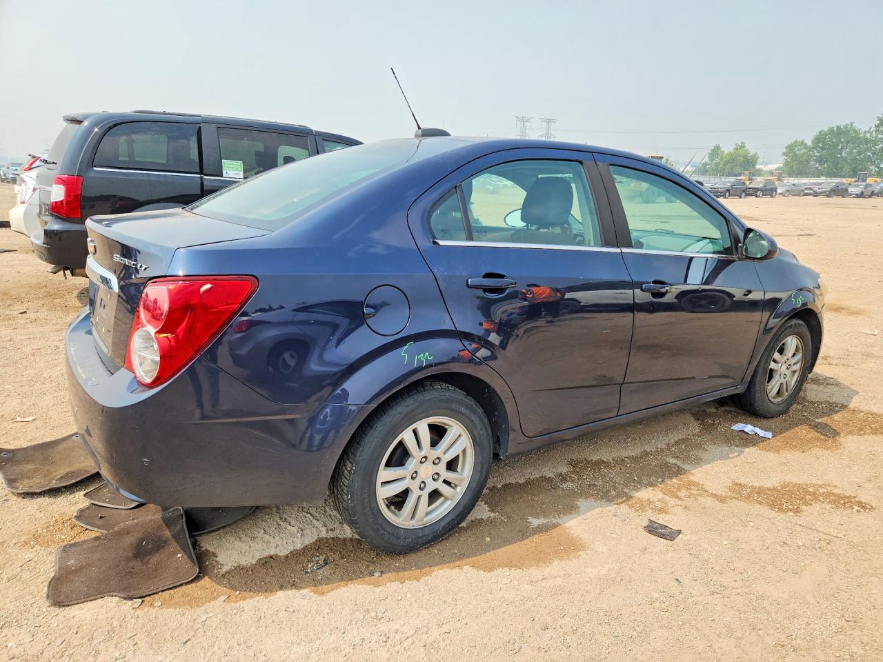 2015 Chevrolet Sonic Lt Blue vin: 1G1JC5SH4F4143247