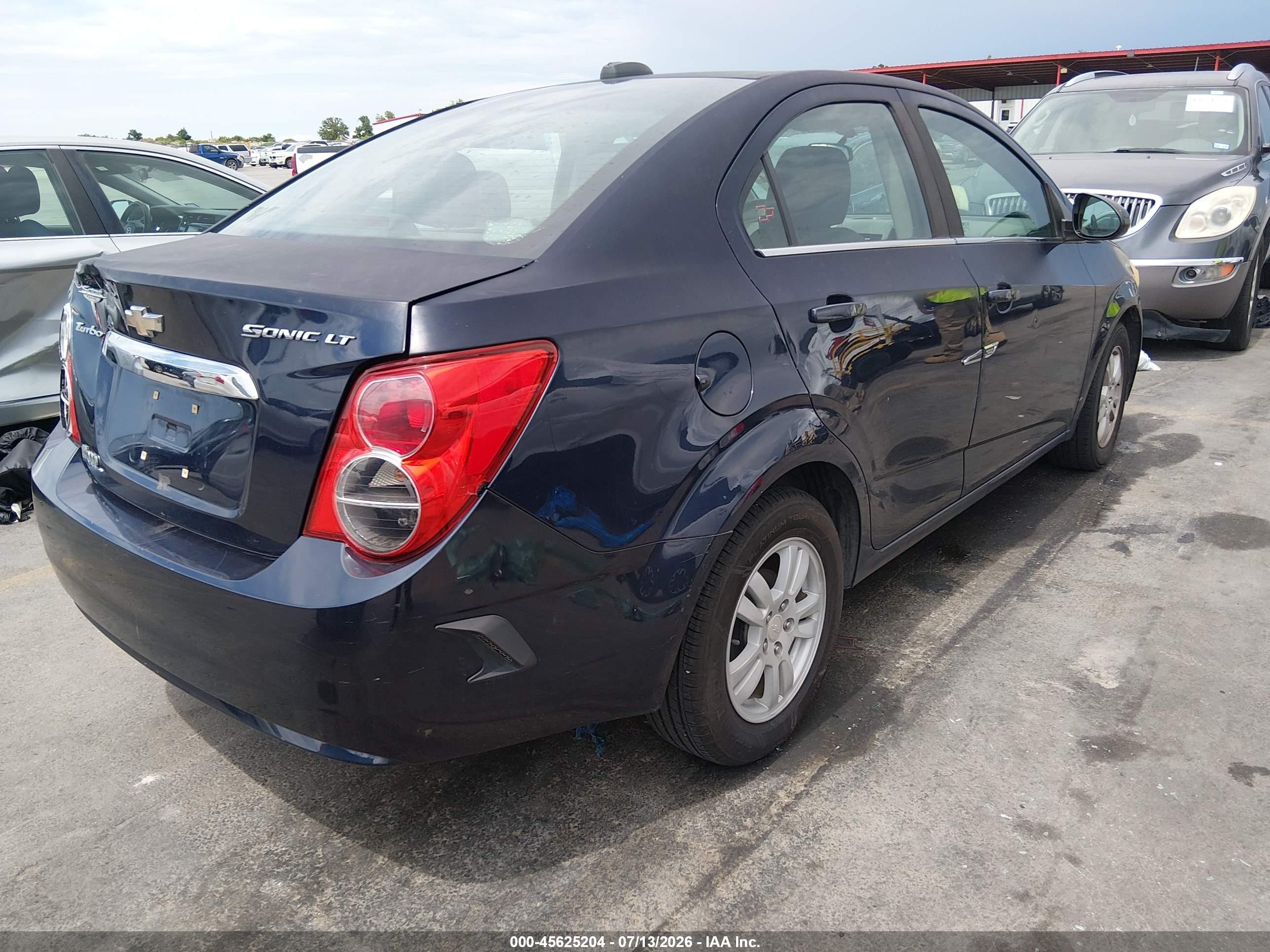 2015 Chevrolet Sonic Lt Auto Dark Blue vin: 1G1JC5SH4F4180735