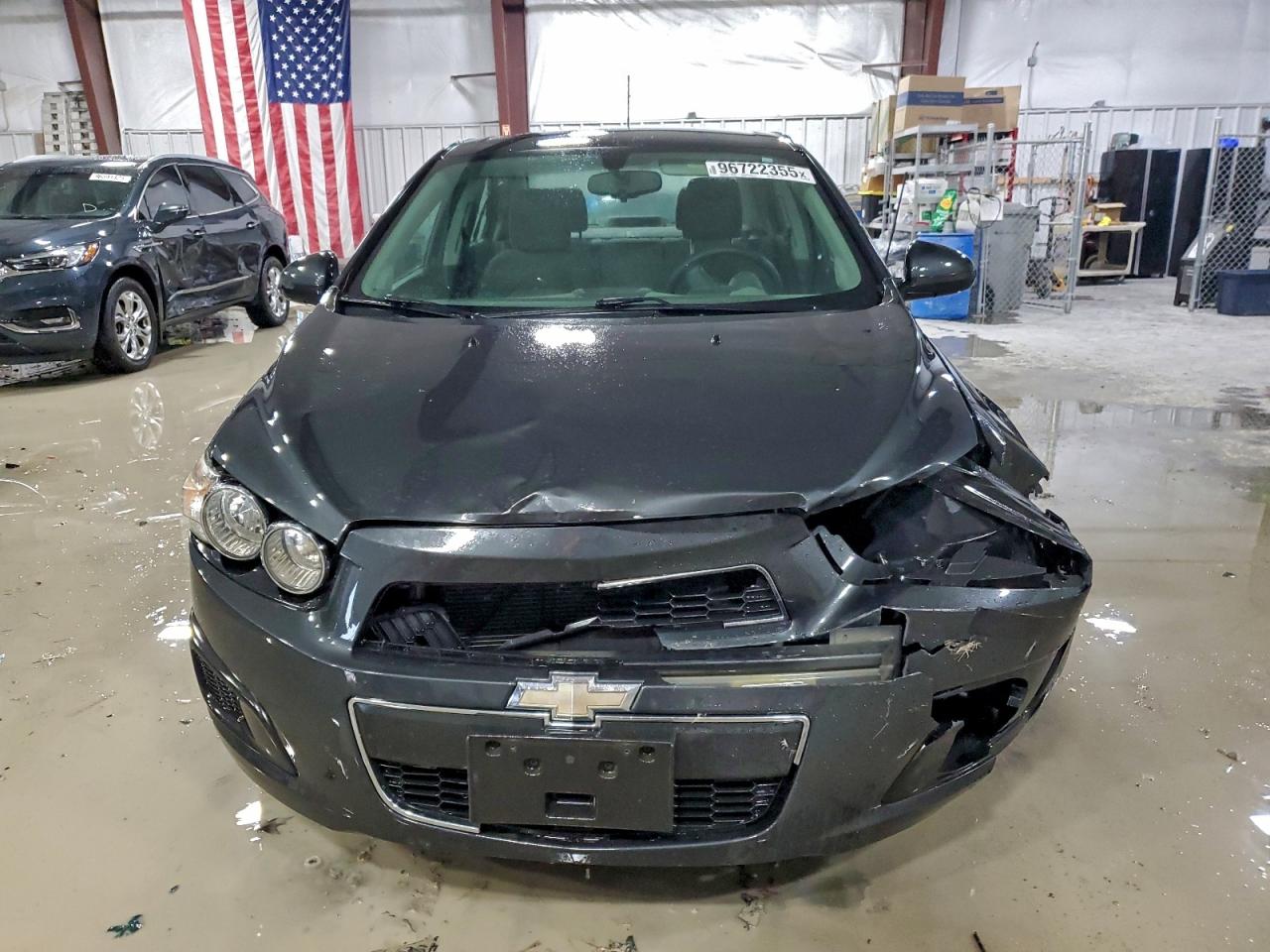 2015 Chevrolet Sonic Lt Gray vin: 1G1JC5SH4F4181206