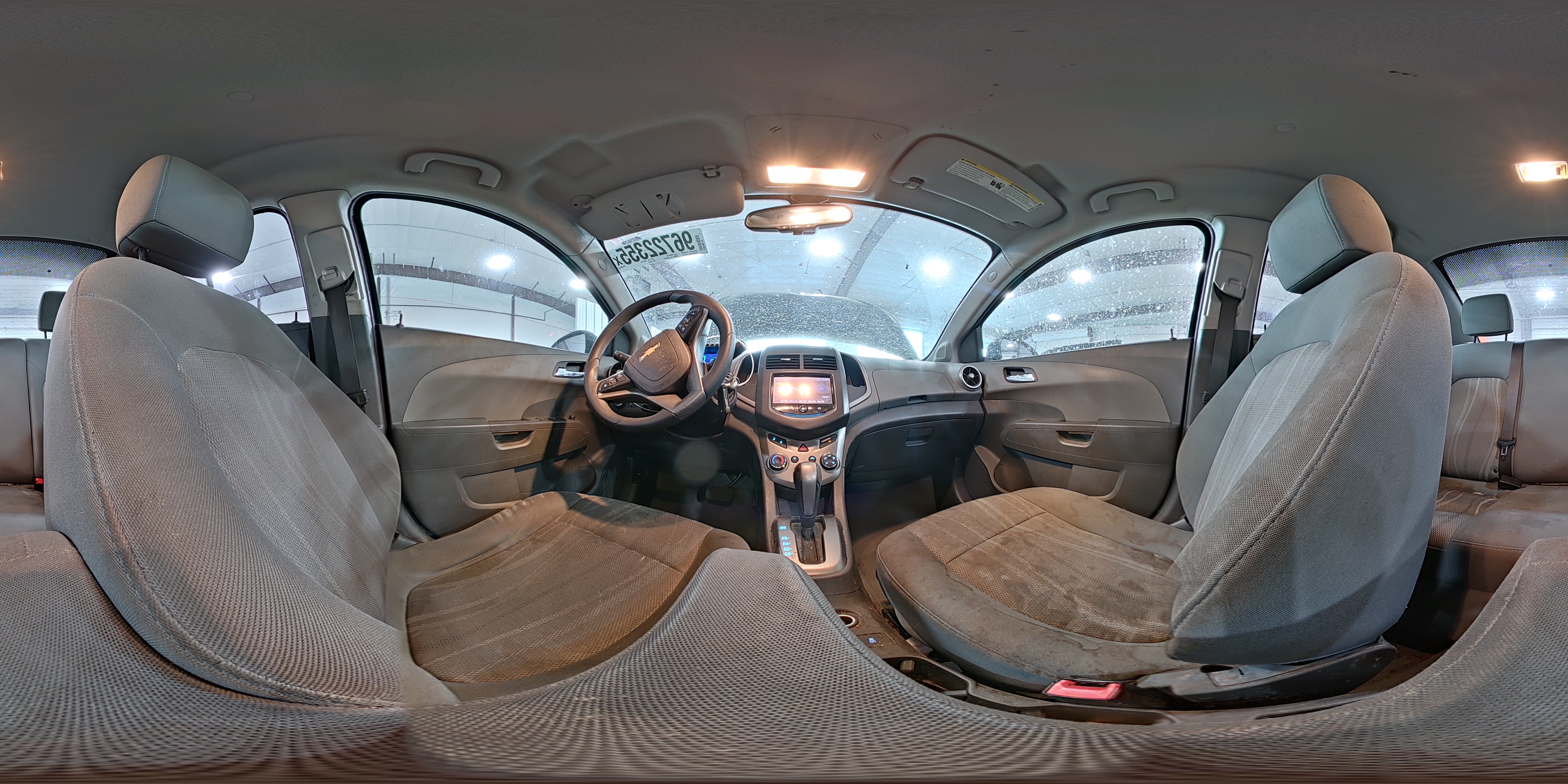 2015 Chevrolet Sonic Lt Gray vin: 1G1JC5SH4F4181206