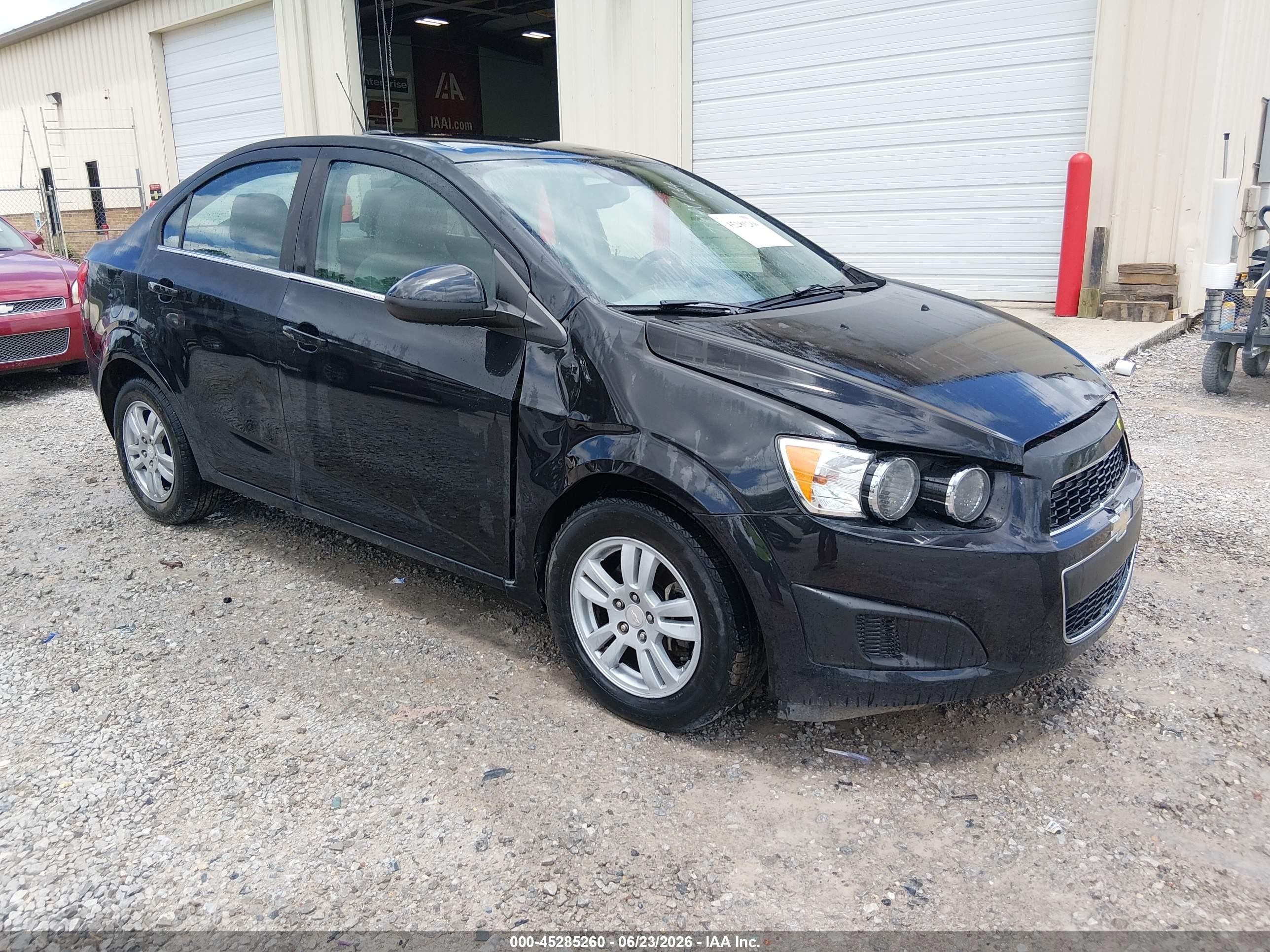 2015 Chevrolet Sonic Lt Auto Black vin: 1G1JC5SH4F4198801