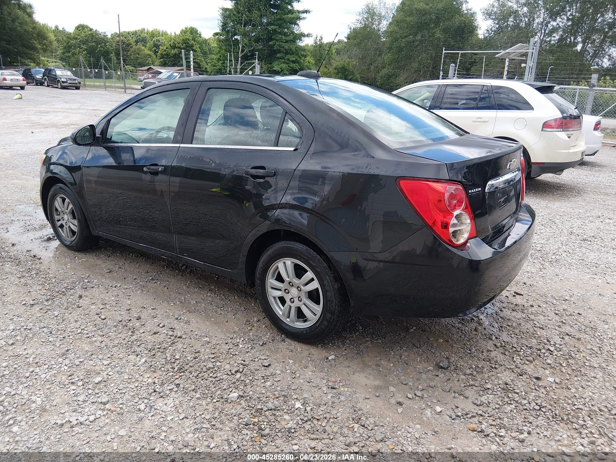 2015 Chevrolet Sonic Lt Auto Black vin: 1G1JC5SH4F4198801