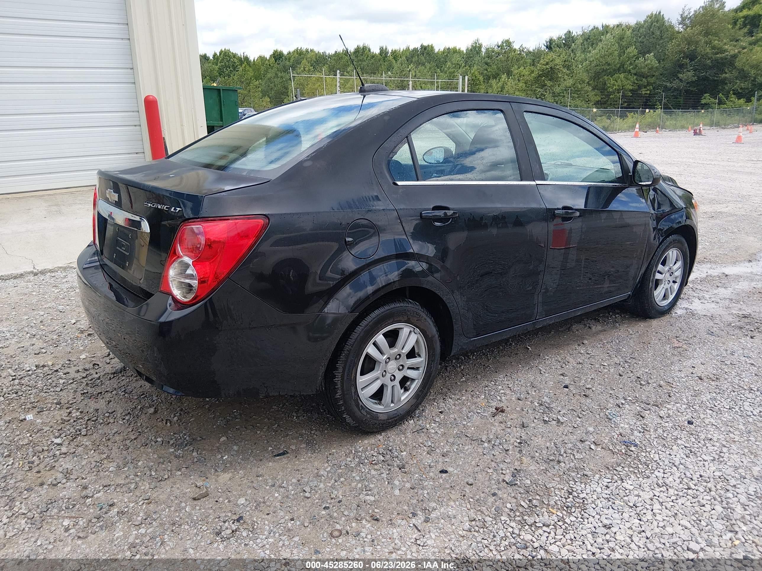 2015 Chevrolet Sonic Lt Auto Black vin: 1G1JC5SH4F4198801