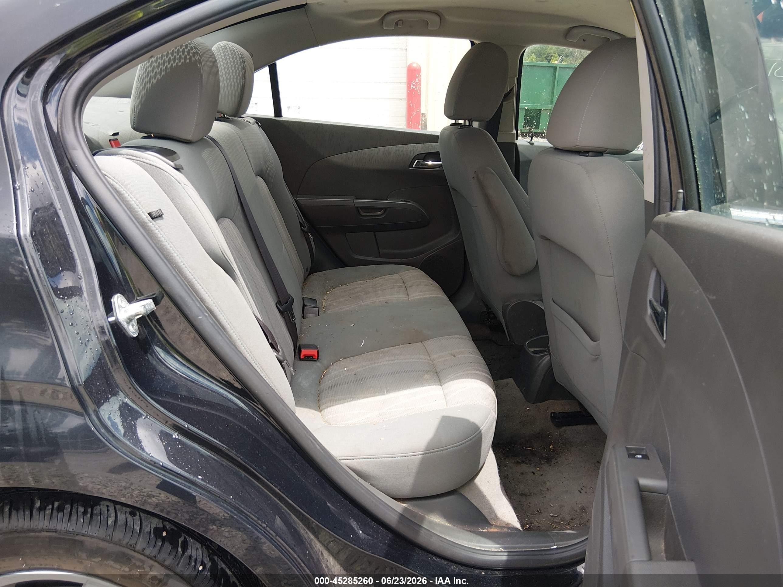2015 Chevrolet Sonic Lt Auto Black vin: 1G1JC5SH4F4198801