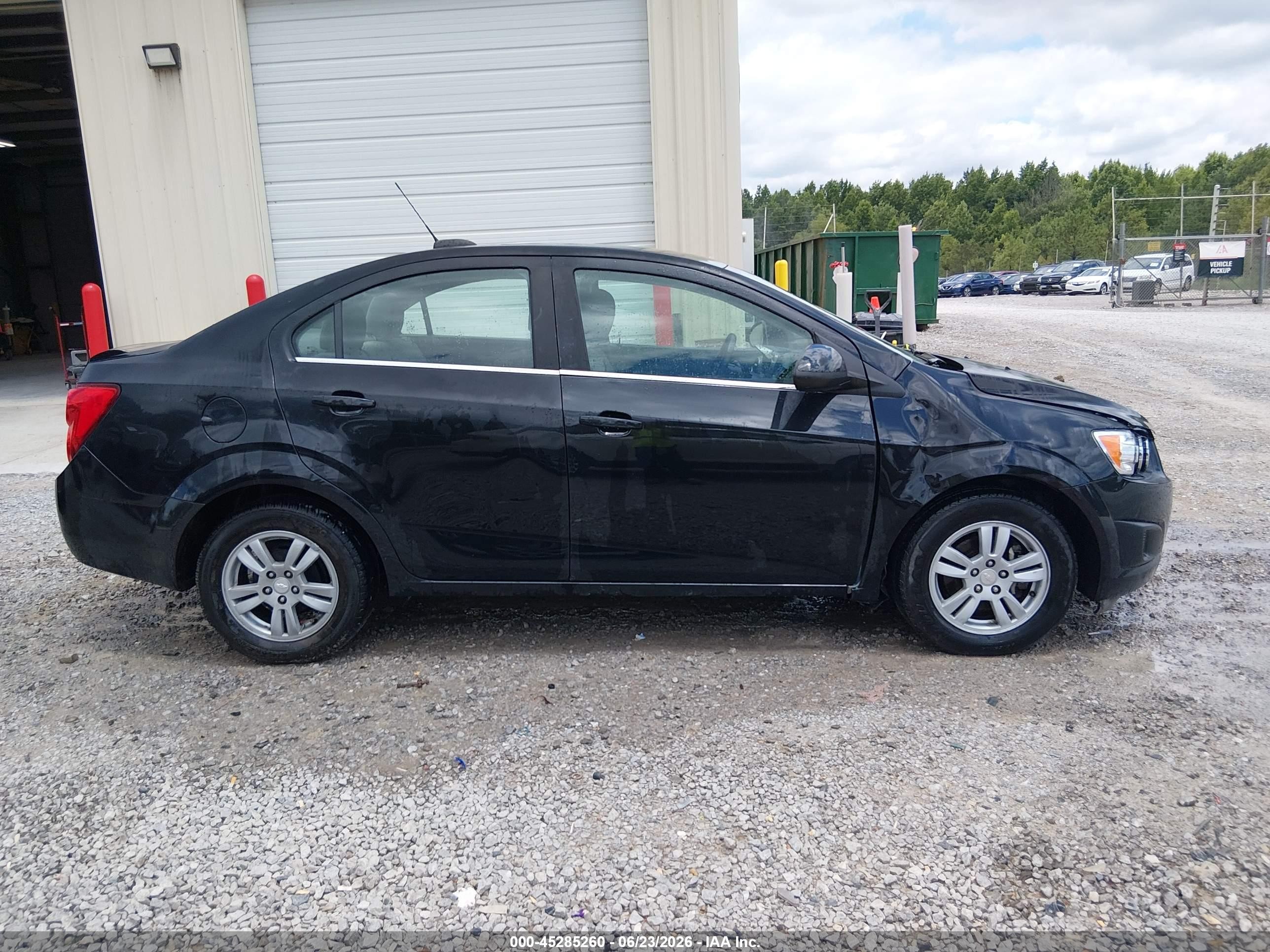 2015 Chevrolet Sonic Lt Auto Black vin: 1G1JC5SH4F4198801