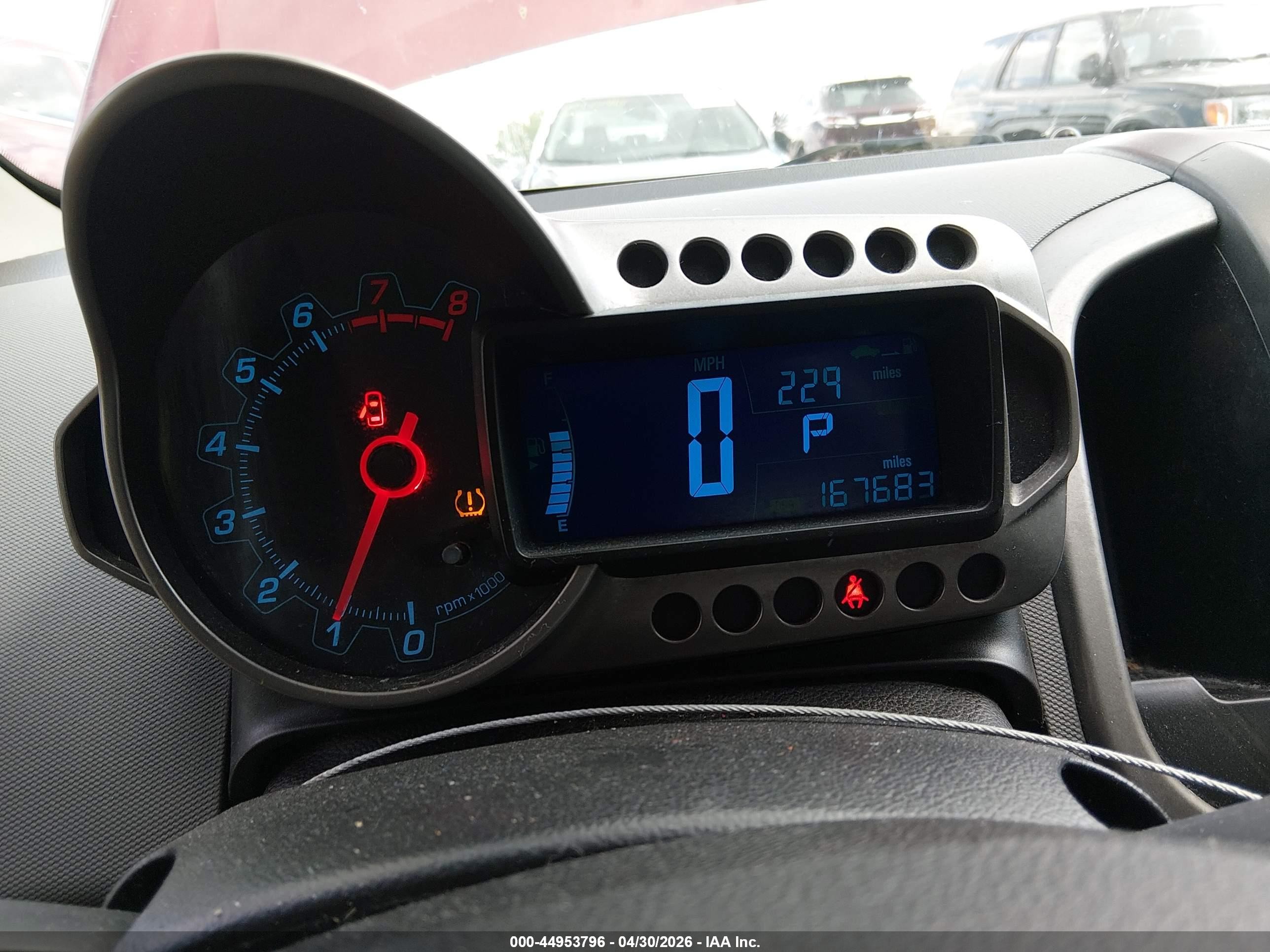 2012 Chevrolet Sonic 2lt Красный vin: 1G1JC5SH5C4119342